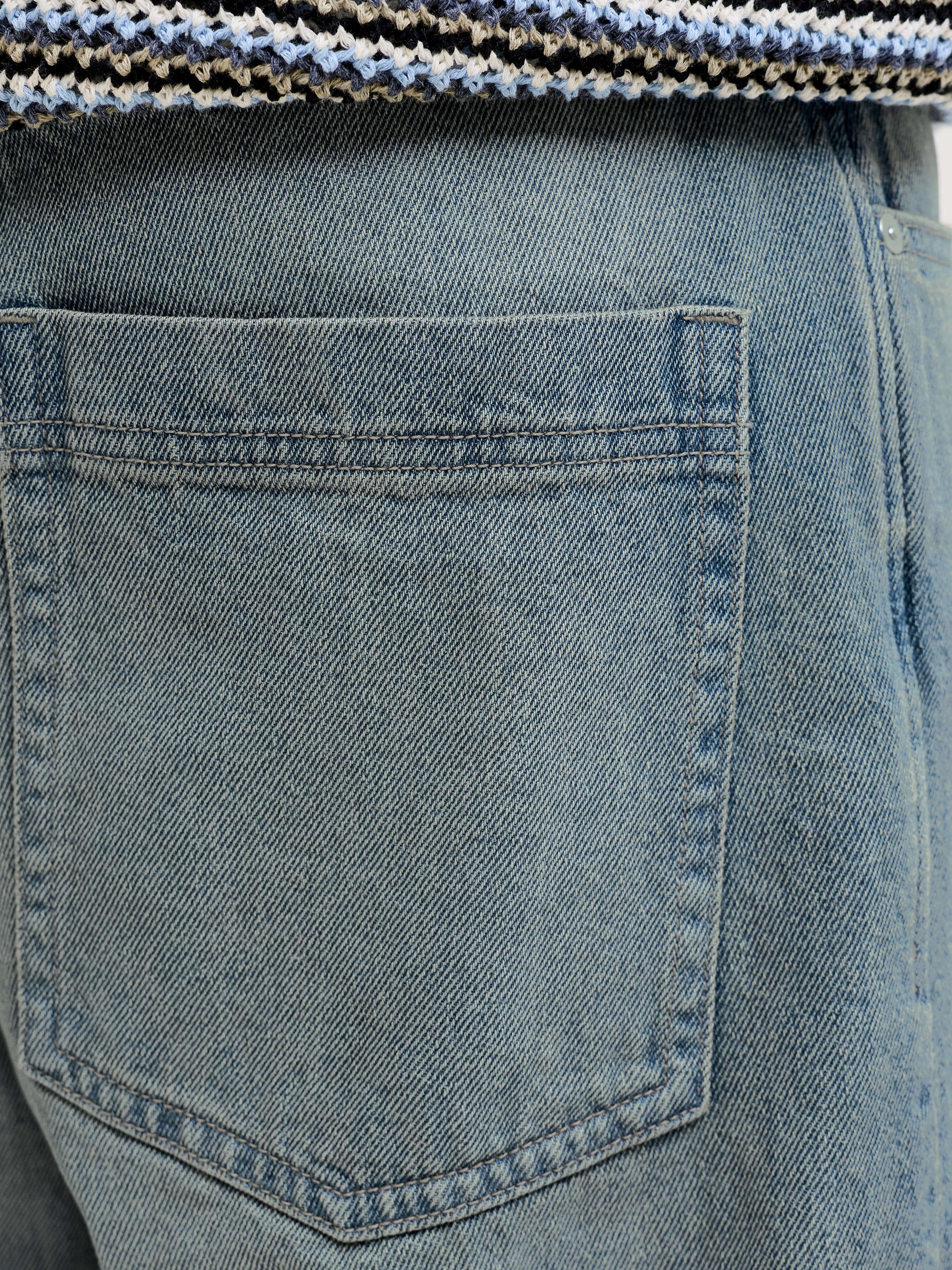Jack & Jones Jeansshorts »JJIALEX JJCREW SHORTS AT 249 ST LN« Baumwolle, baggy fit