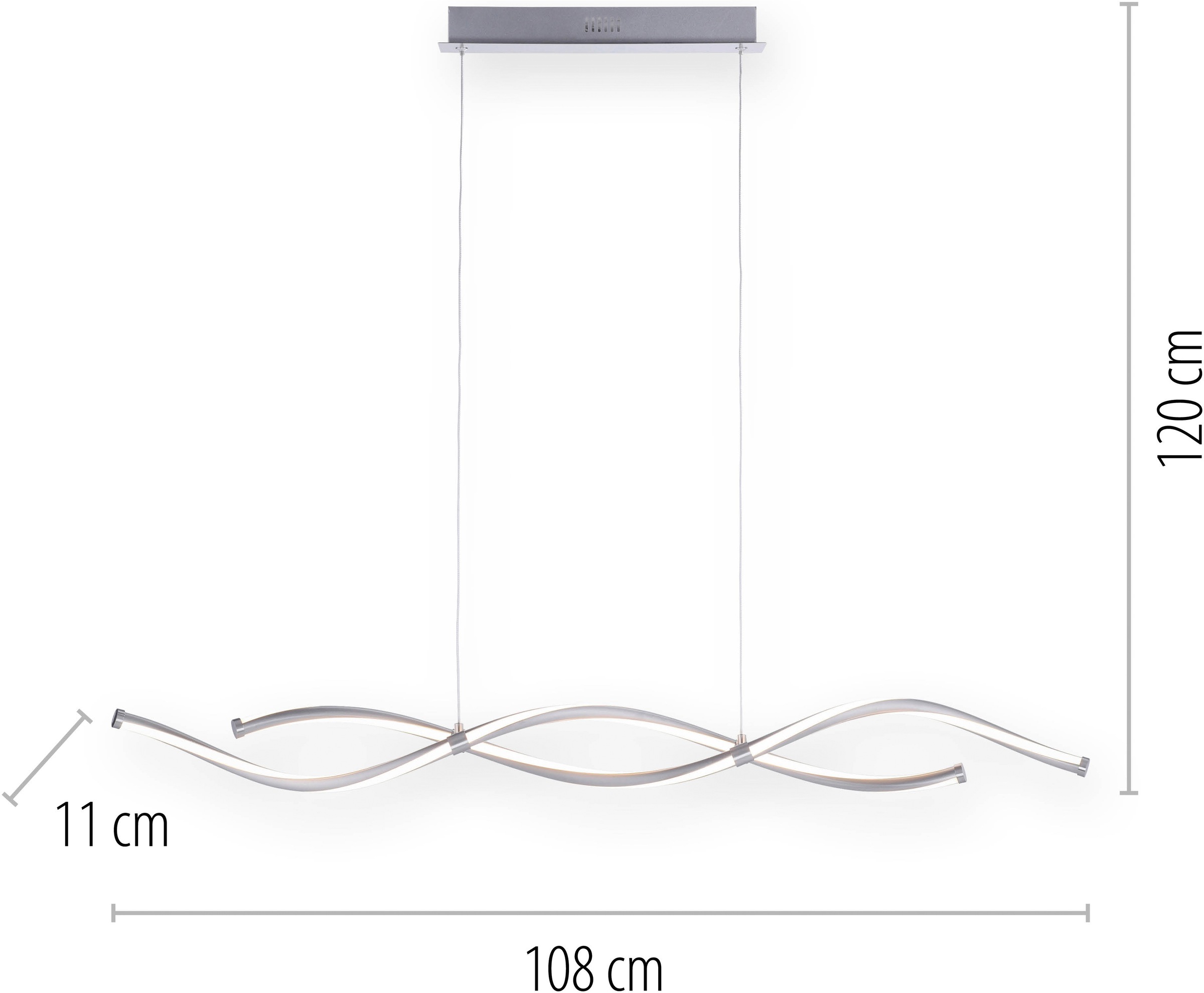 Neuhaus Q SMART HOME LIGHTS LED Pendelleuchte »Q-MALINA« LED-Board 1 Stk. warmweiß - kaltweiß