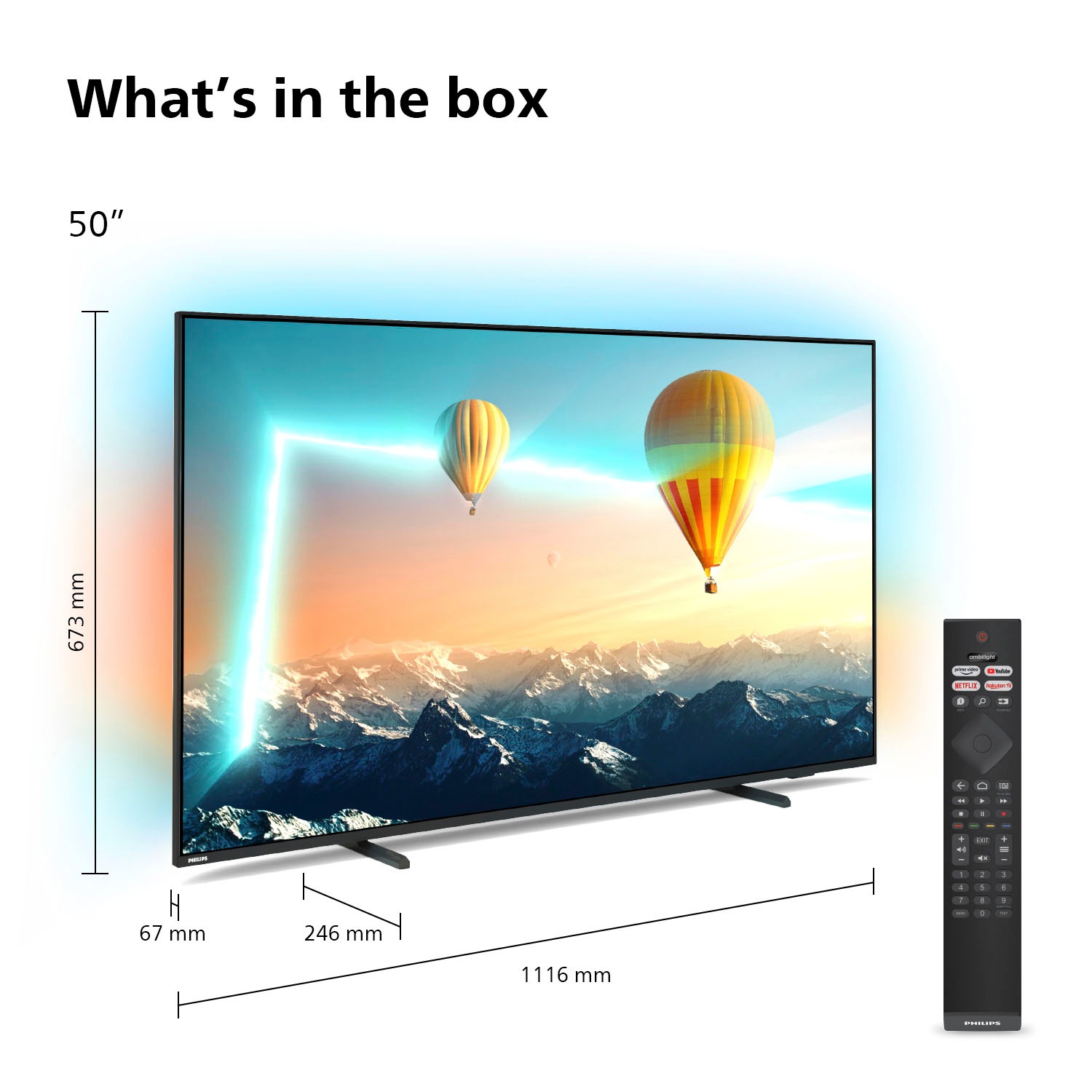 Philips LED-Fernseher »50PUS8007/12«, 4K Ultra HD, Android TV-Smart-TV