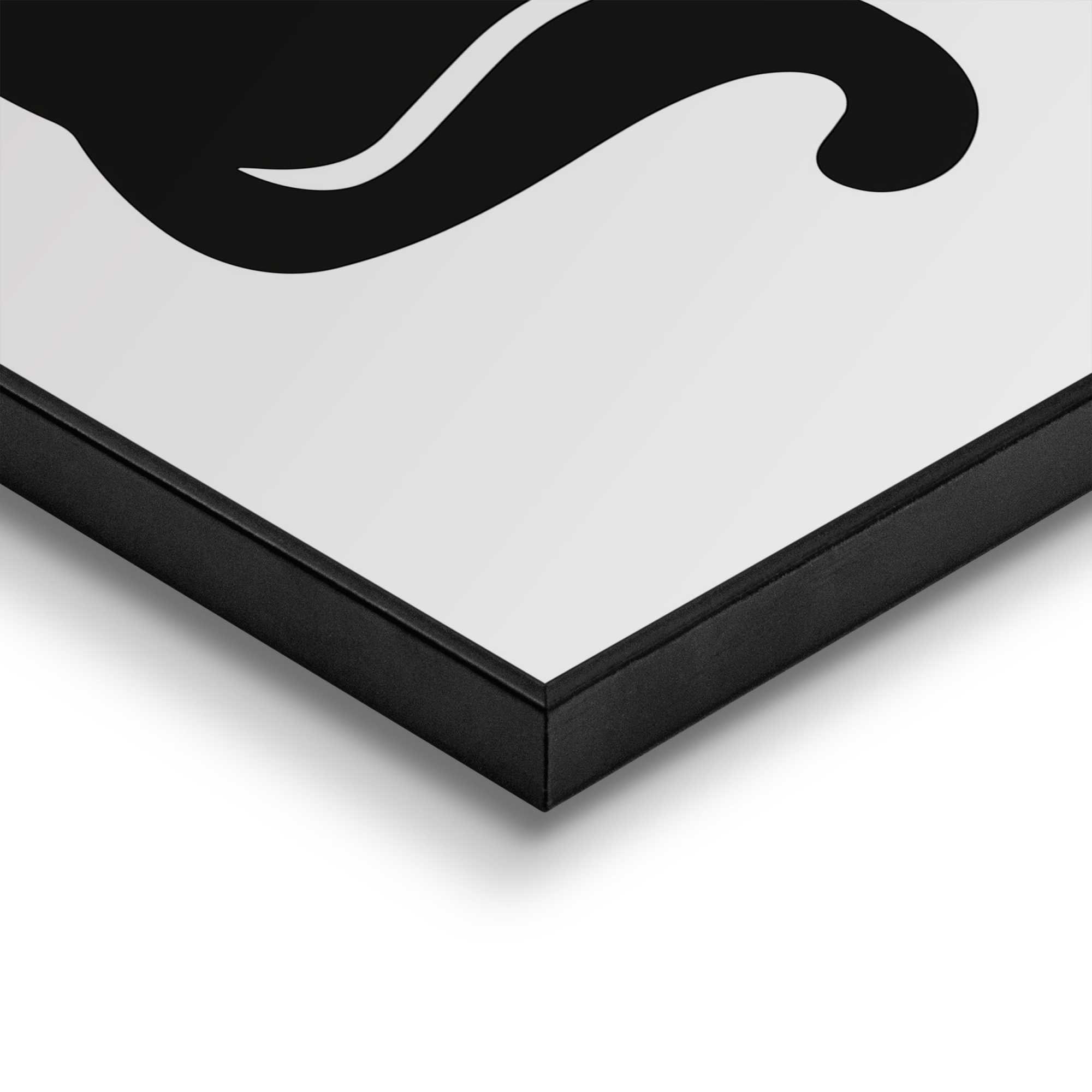 Reinders! Bild mit Rahmen »Black Cat«