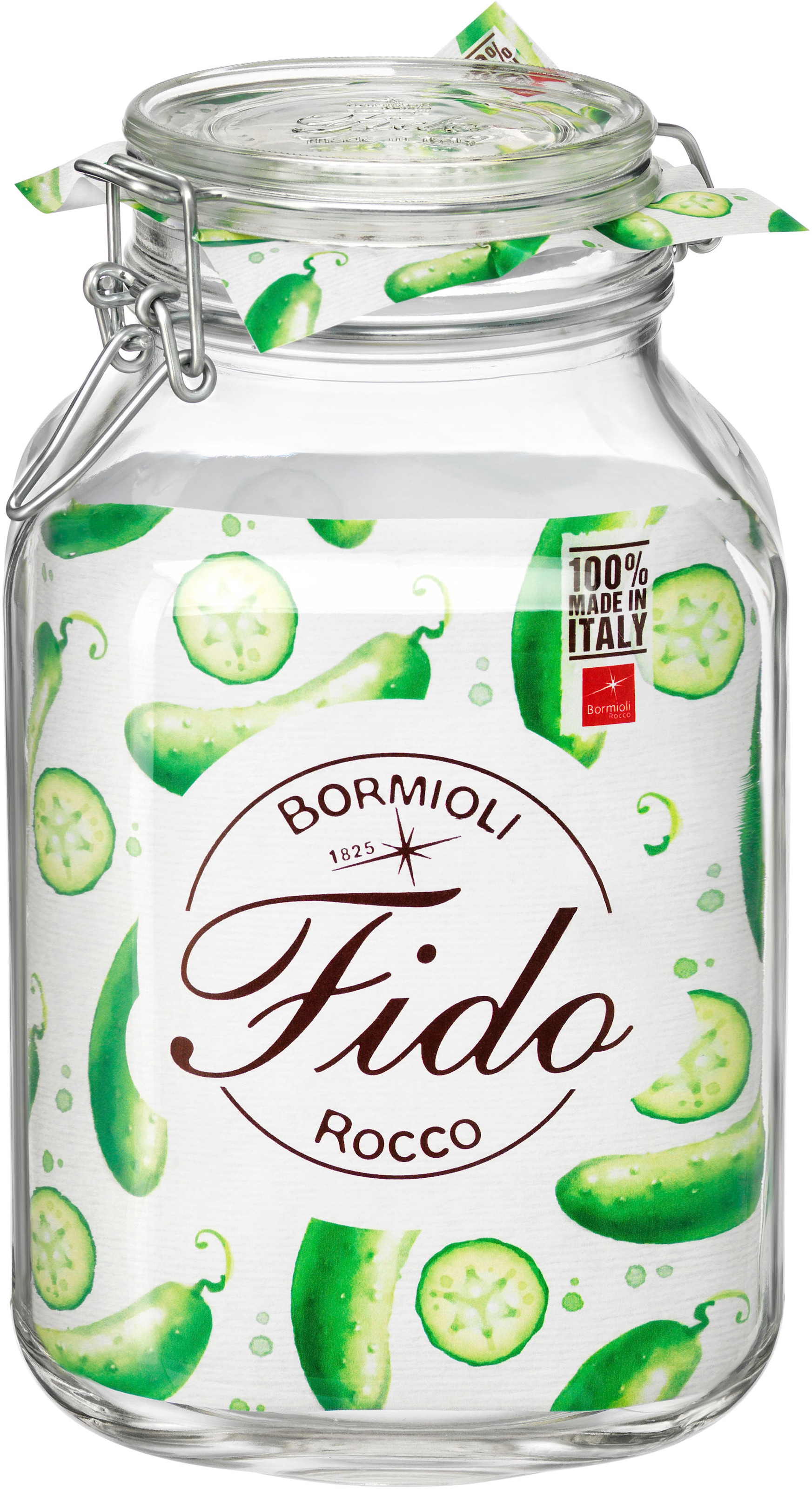 Bormioli Rocco Vorratsglas "Fido" luftdicht verschließbar, mit Bügelverschluß