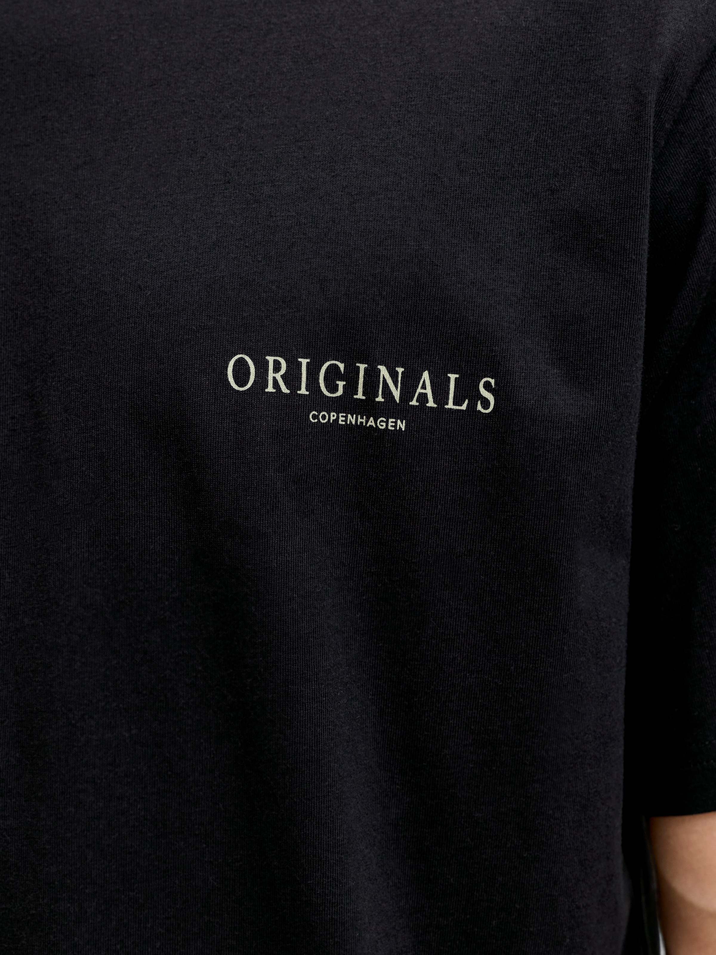 Jack & Jones Kurzarmshirt »JORMONTAUK AOP BACK TEE SS CREW NECK« Baumwolle, regular fit