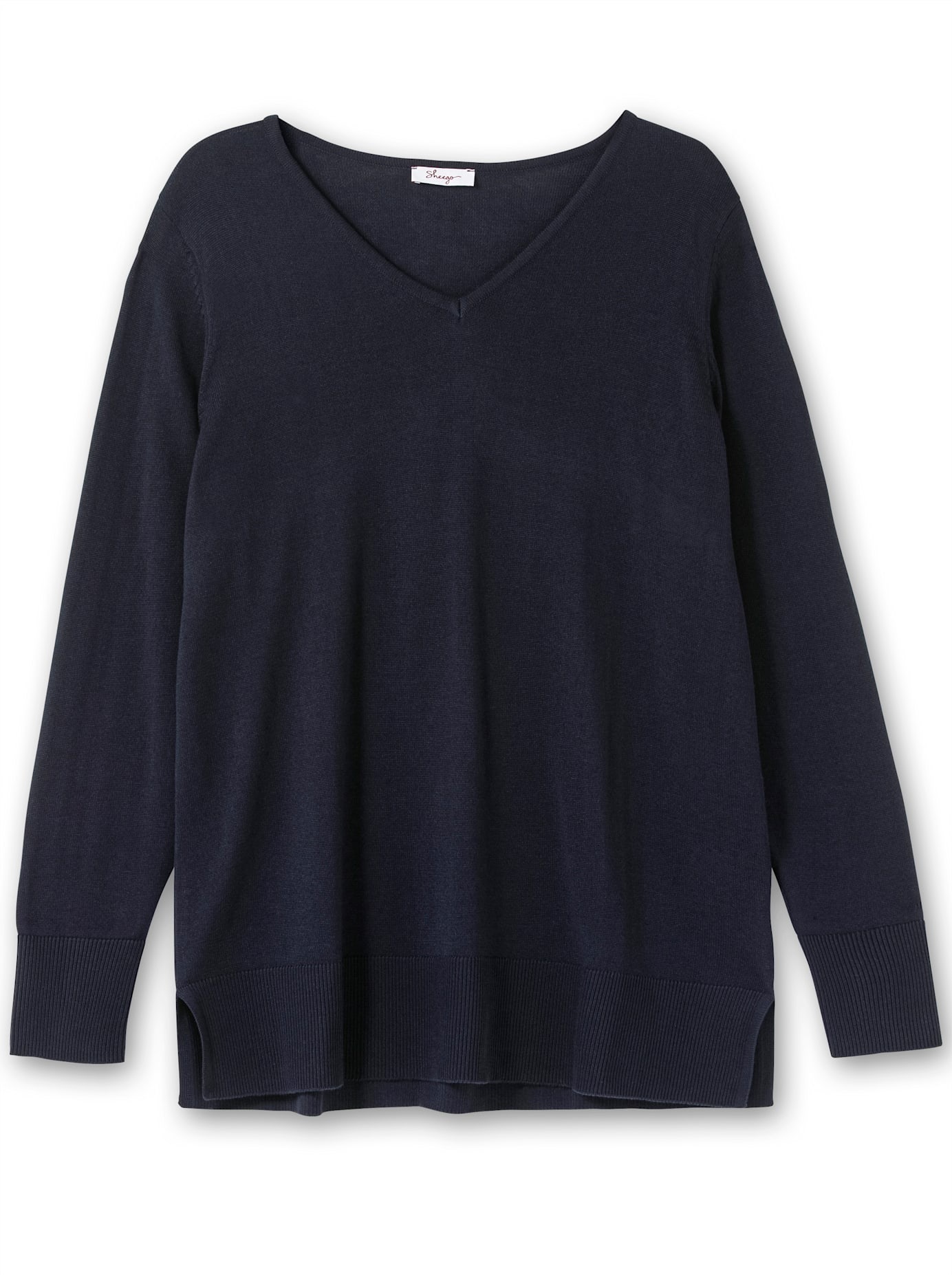 Sheego V-Ausschnitt-Pullover »V-Ausschnitt-Pullover«