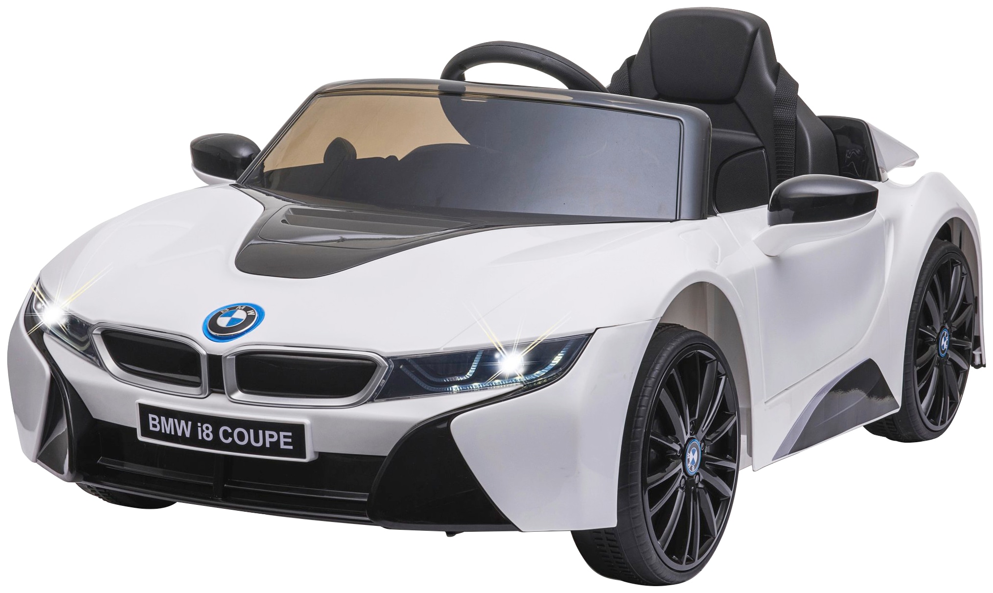 Elektro-Kinderauto »Ride-on BMW I8 Coupe weiß«, ab 3 Jahren, bis 30 kg