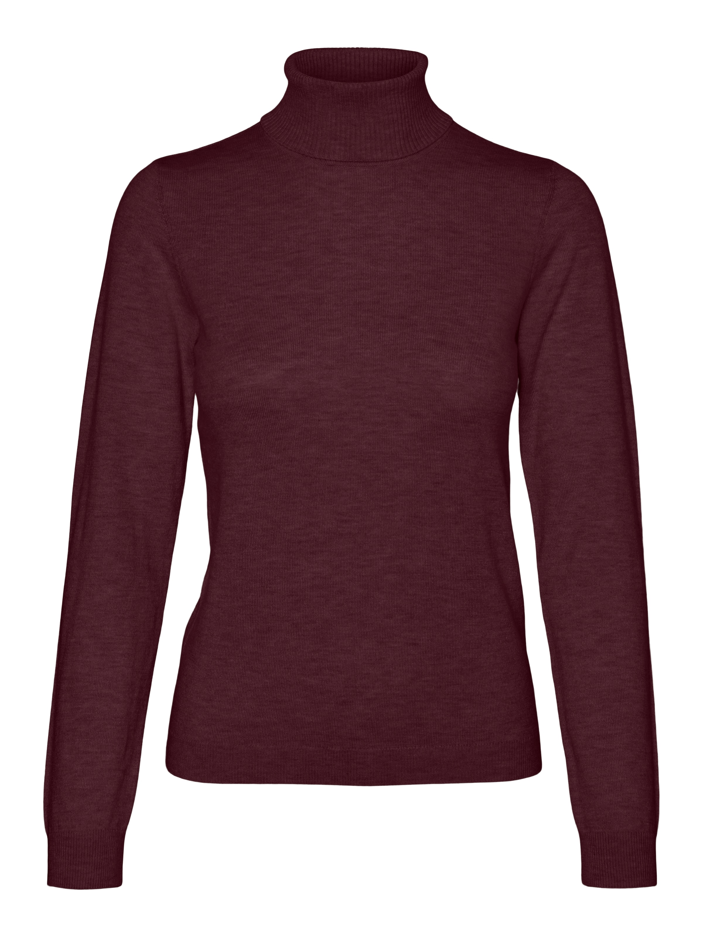Vero Moda Strickpullover »VMIRIS LS ROLLNECK PULLOVER GA NOOS« Materialmix mit Wolle, slim fit