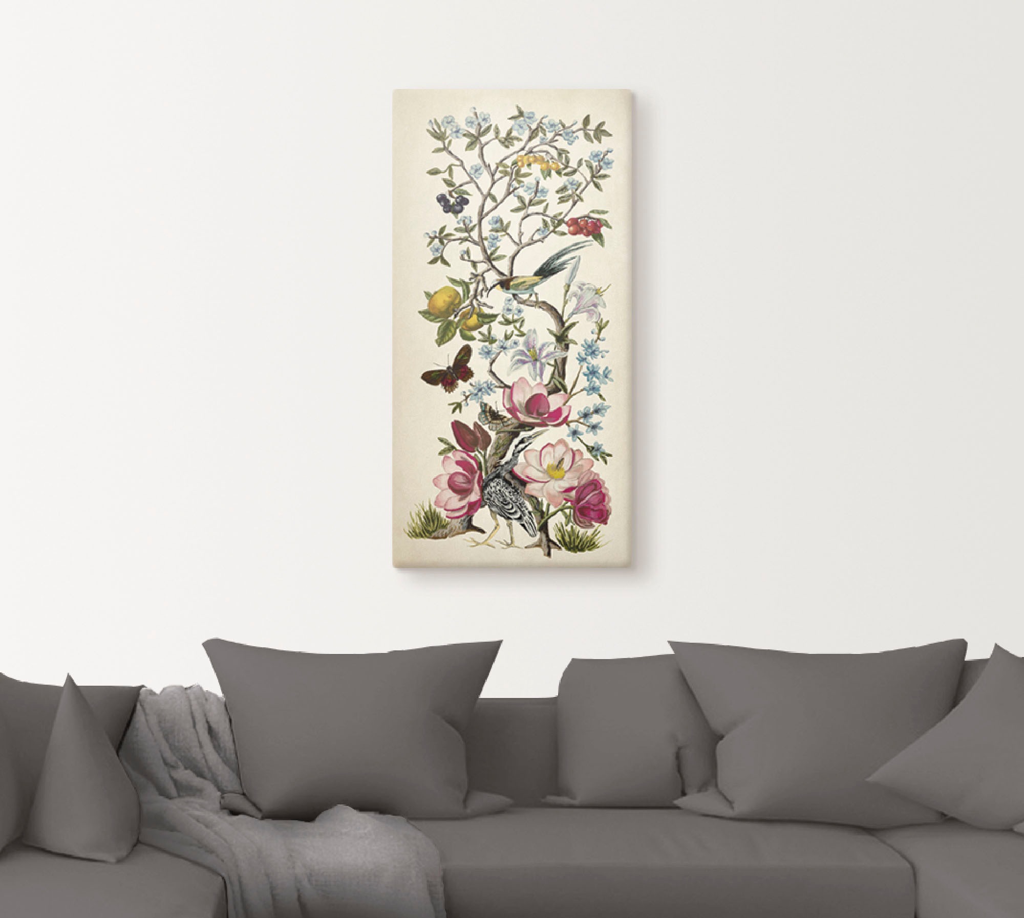Artland Wandbild »Chinoiserie Natur II«, Pflanzen, (1 St.), als Alubild, Outdoorbild, Leinwandbild, Wandaufkleber, versch. Größen