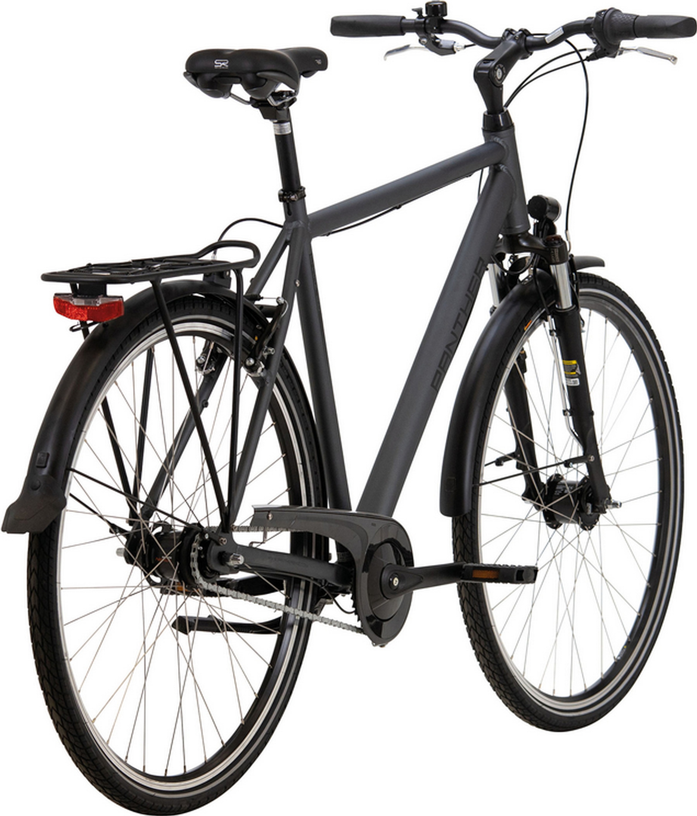 Panther Cityrad »Citybike Caraz 3.0 Diamant 28 Zoll anthrazit matt«