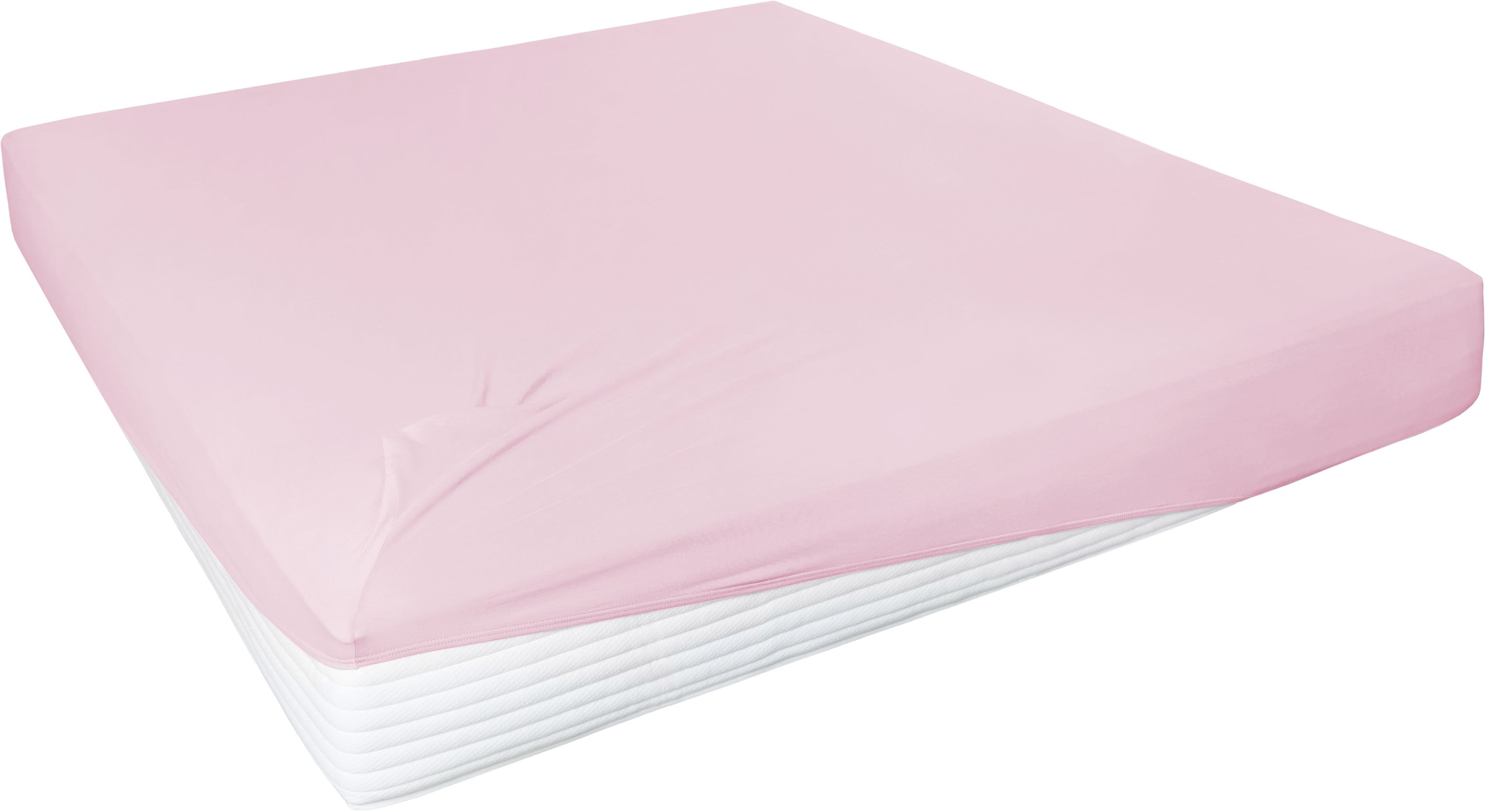 Primera Spannbettlaken "Elasthan-Feinjersey" PREMIUM, aus 95% gekämmter Baumwolle und 5% Elasthan, bis 28 cm Höhe