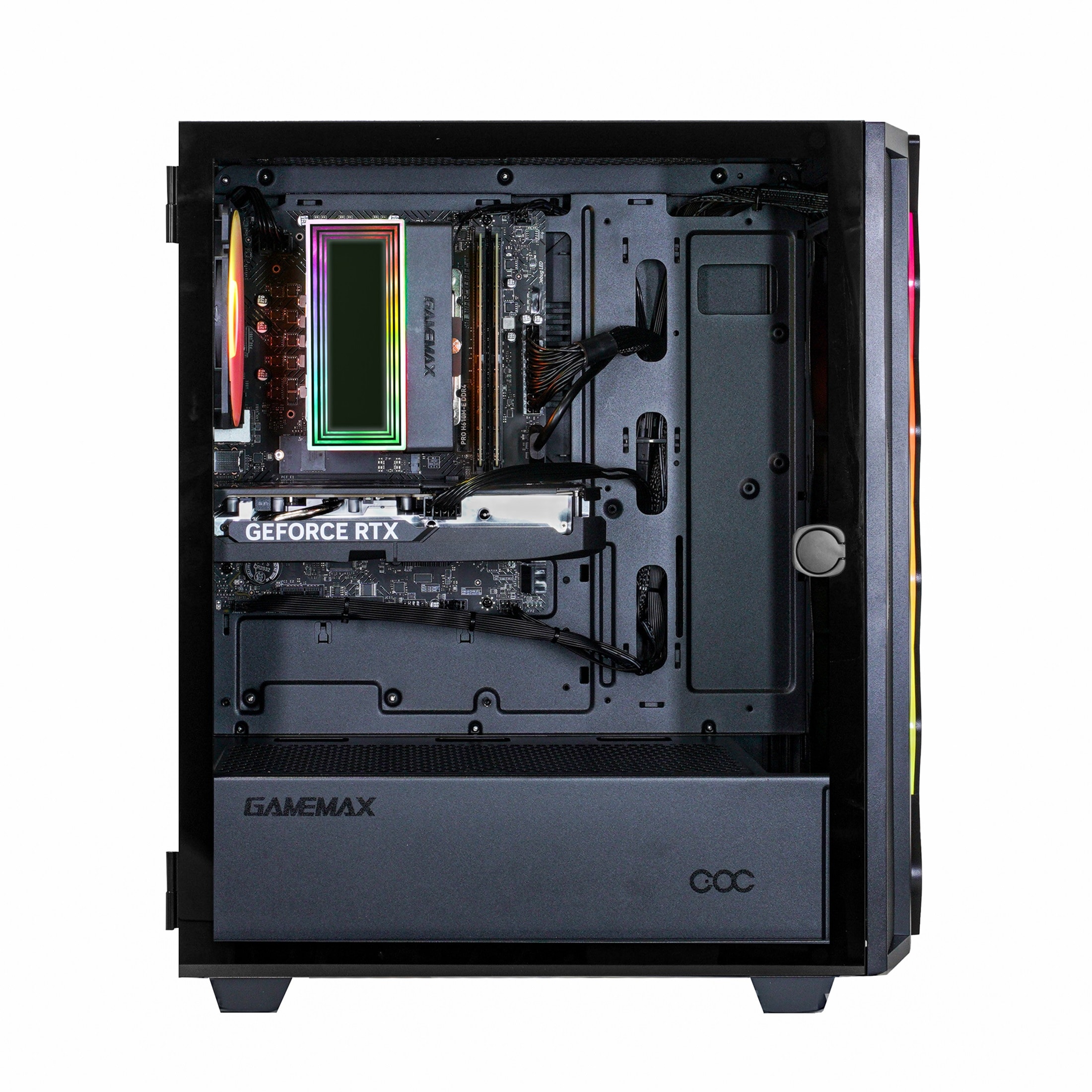 GAMEMAX Gaming-PC »Diamond BK 7585 AMD Ryzen 5 7500F RTX 5060 32GB DDR5 1TB SSD« Windows 11, DDR5 RAM