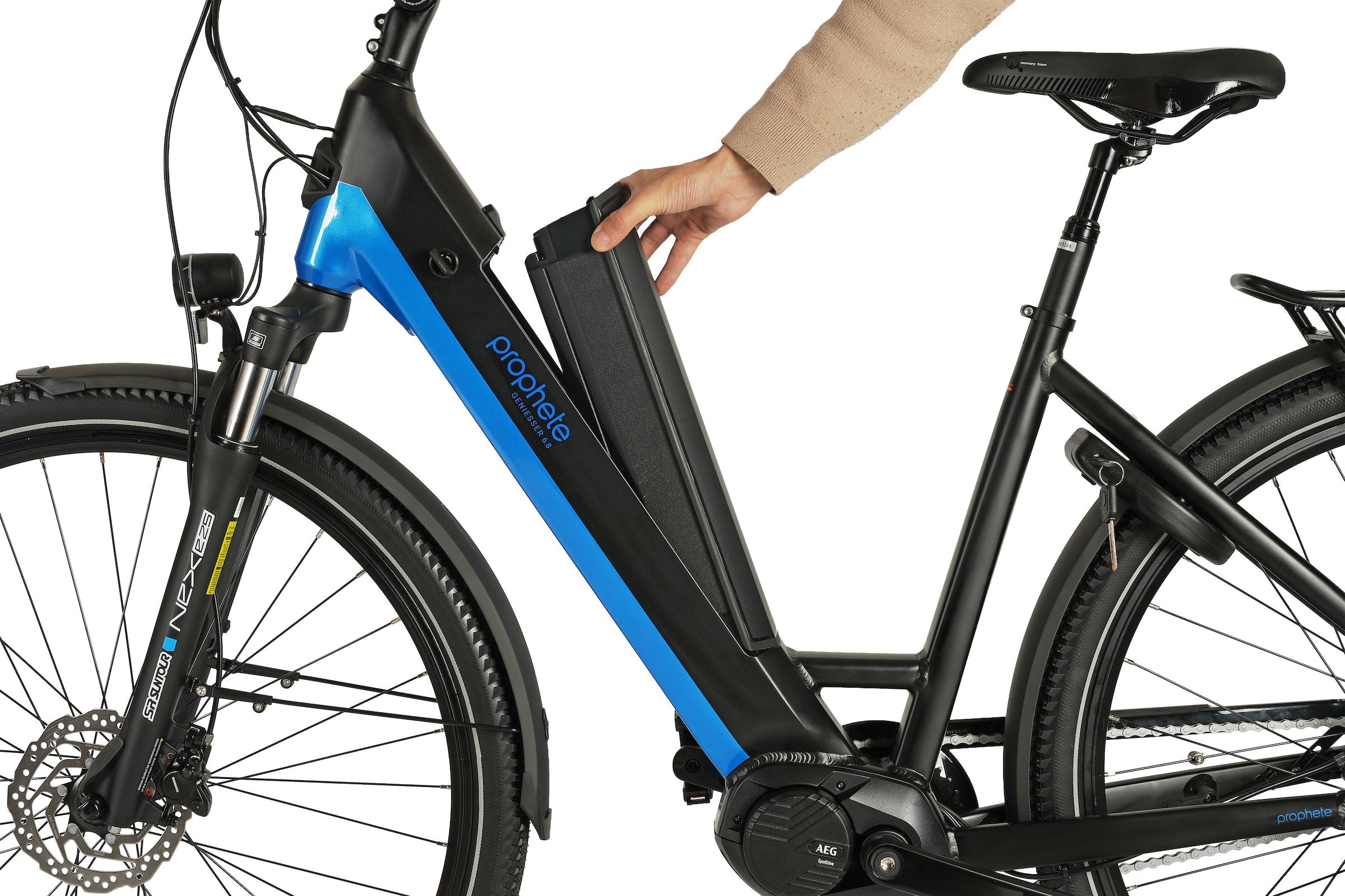 Prophete »Geniesser 6.8« 7 Gang Shimano Nexus Schaltwerk Nabenschaltung Mittelmotor 250 W