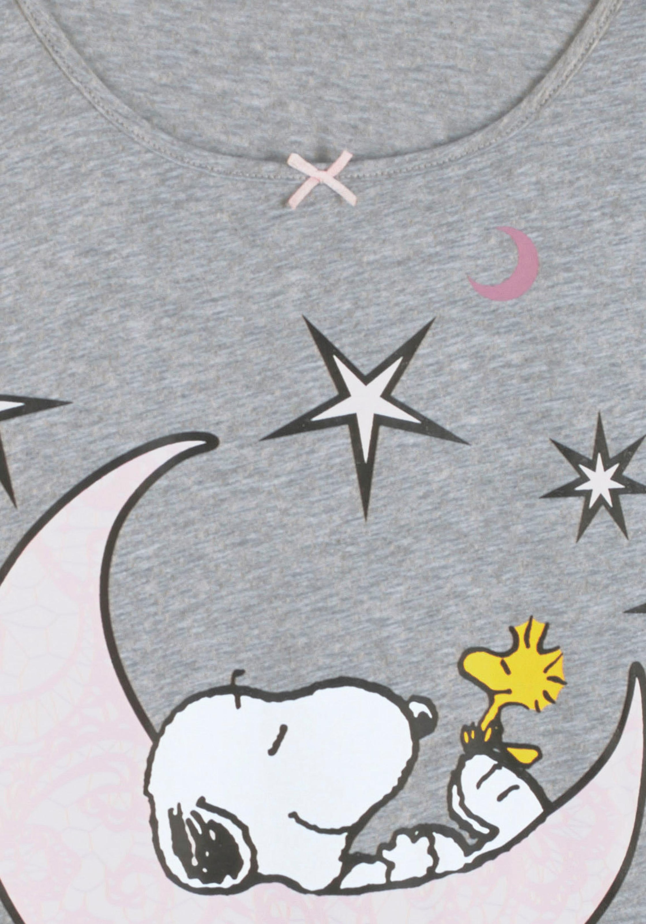 bei ♕ Snoopy-Print Nachthemd, mit Peanuts Kräuselsäumen und
