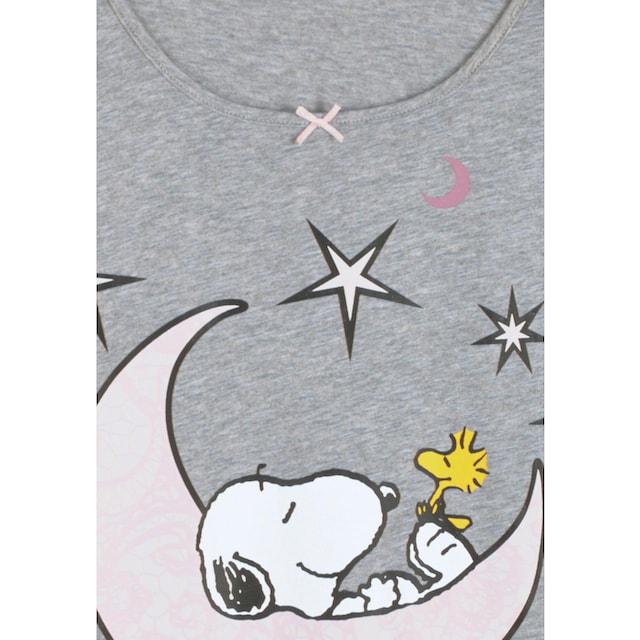 Peanuts Nachthemd, mit Snoopy-Print und Kräuselsäumen bei ♕