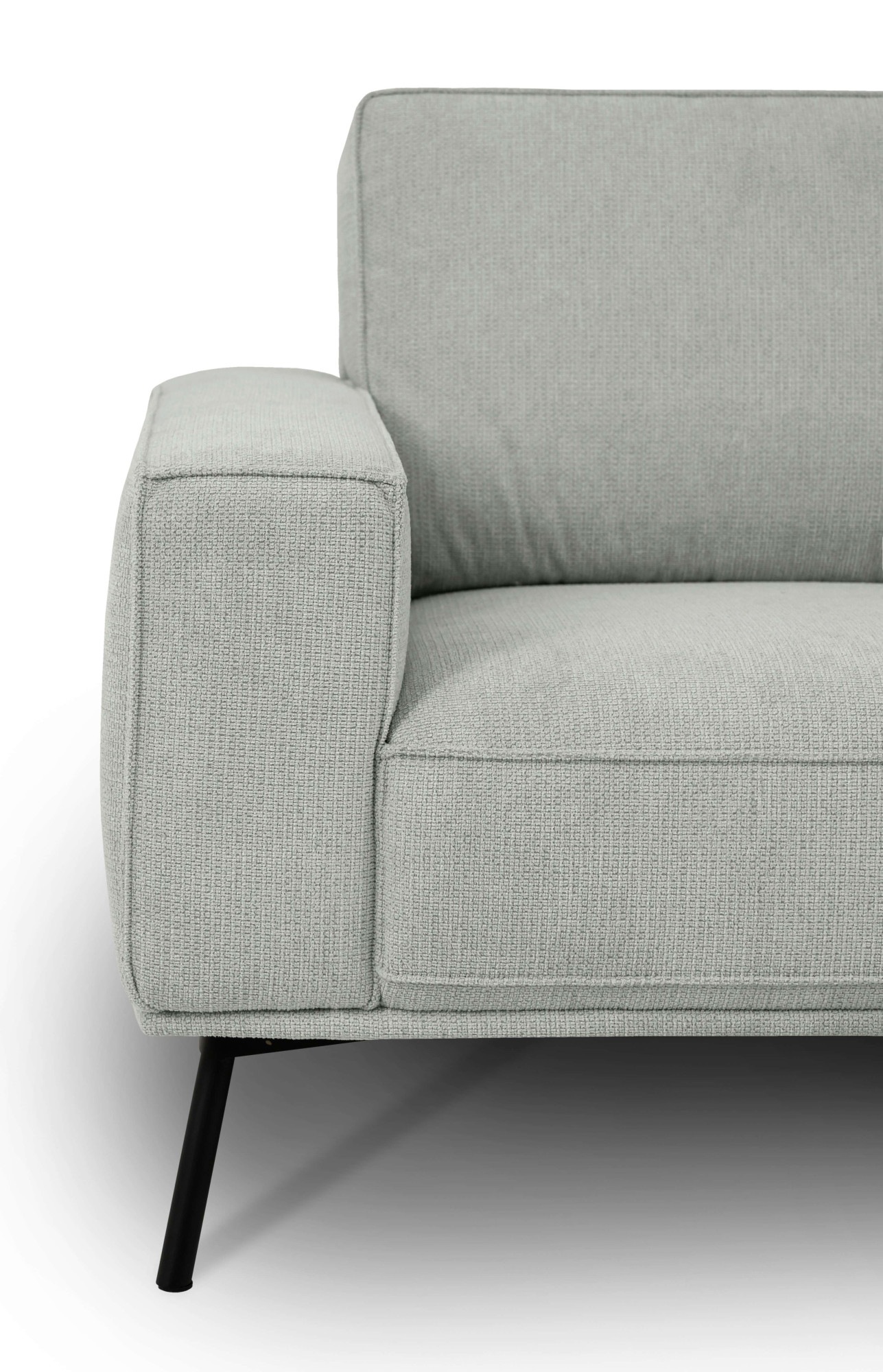 OTTO home Ecksofa »Vosby« 260 cm, Chenille,  mit dekorativer Kedernaht, Wellenunterfederung