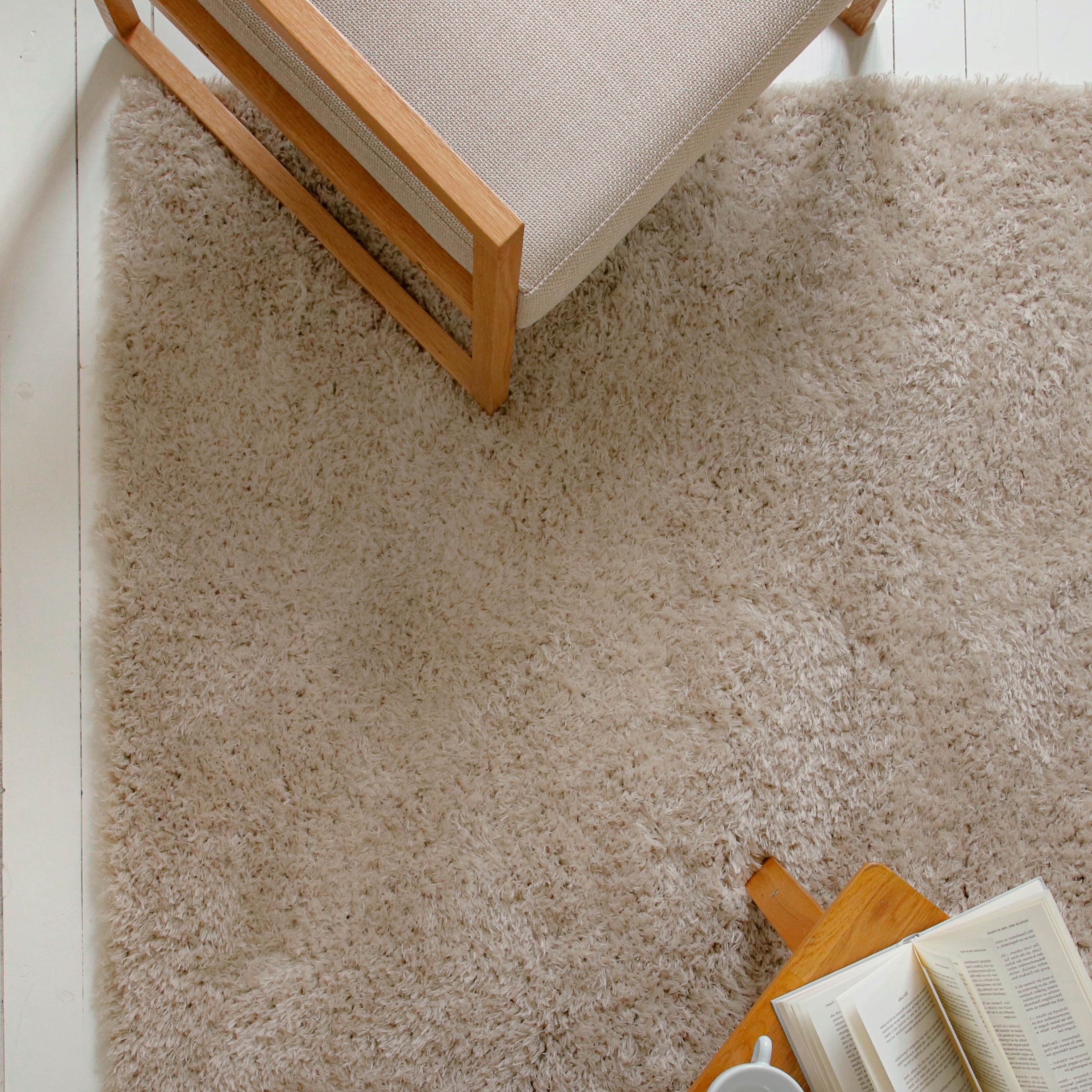 OTTO home »Josetta , auch als Läufer erhältlich« rechteckig 50 mm Höhe Langflor, Shaggy, dichter weicher Hochflor, uni farben, Wohnzimmer