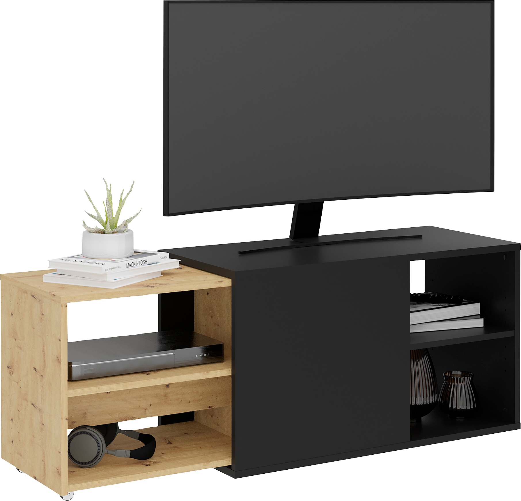 FMD TV-Board »Slide«, ausziehbar auf 129 cm
