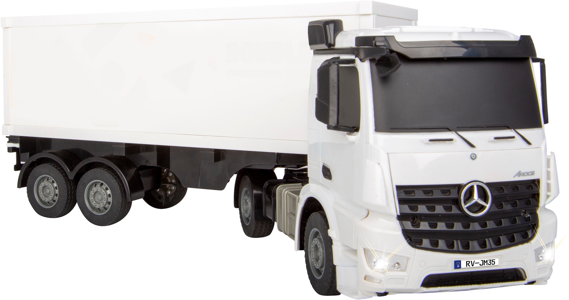 Jamara RC-Auto »Container LKW Mercedes-Benz Arocs 1:26 2,4GHz«, mit LED Licht