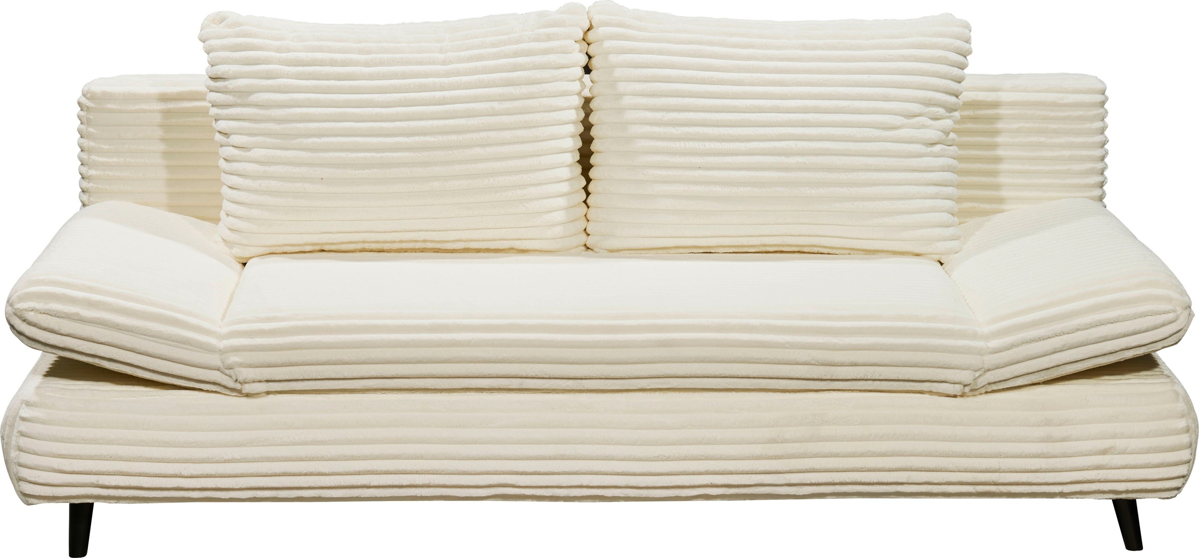 ED EXCITING DESIGN Schlafsofa »Sunny«, mit Bettkasten, Armteilverstellung & 2 Rückenkissen