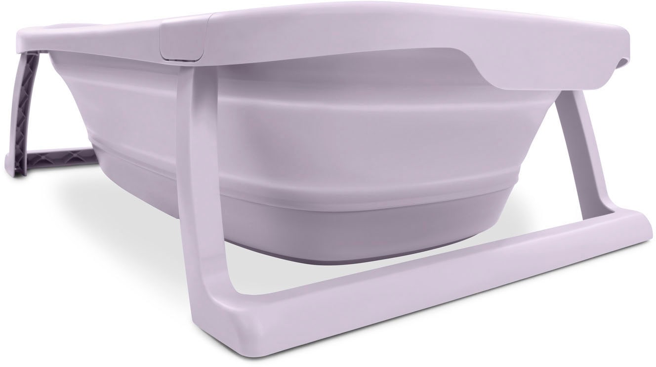 Hauck Babybadewanne »Wash N Fold M, Lavender«, Faltbadewanne mit Wassertemperaturmessung am Ablaufstopfen