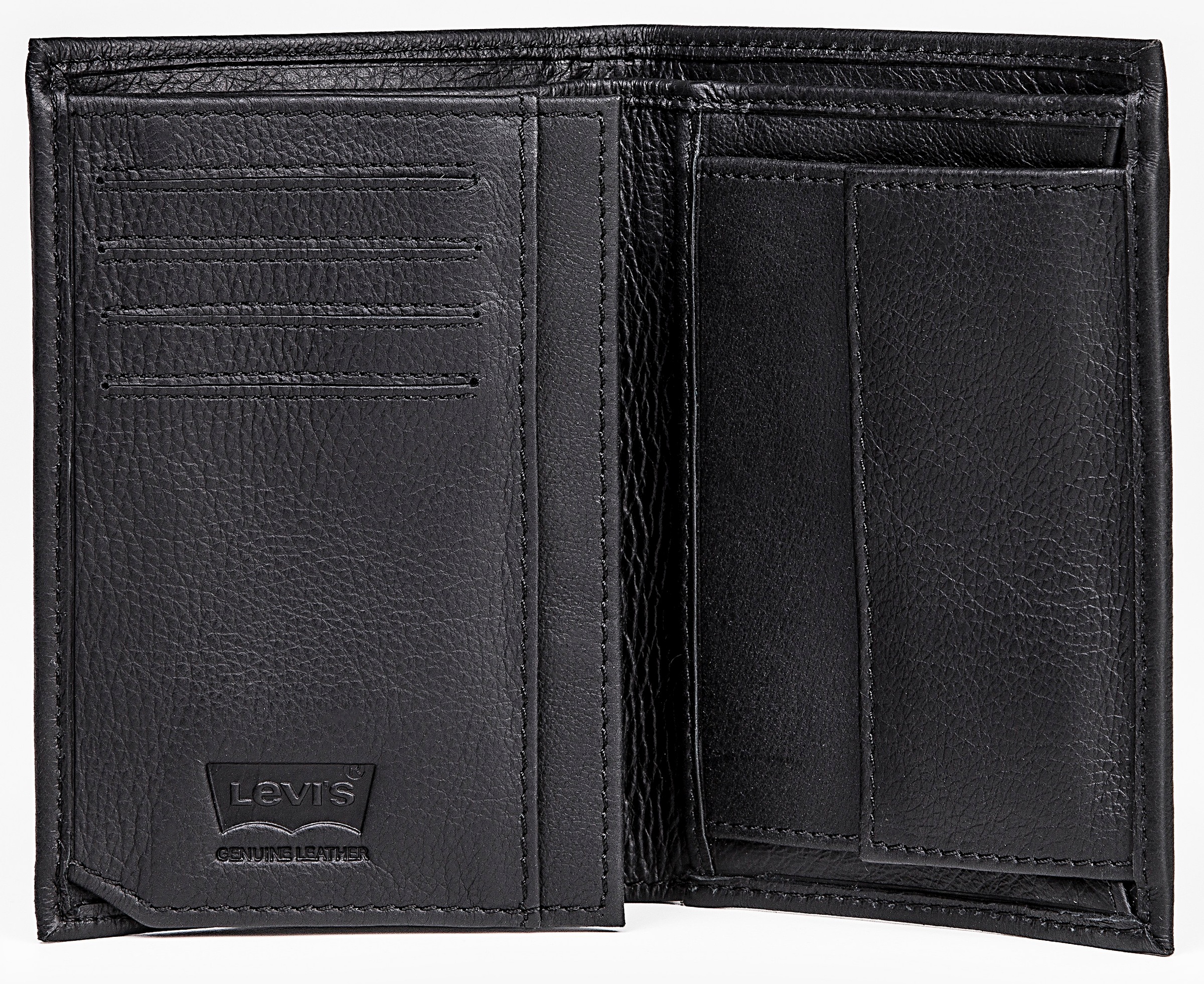 Levi's® Geldbörse »VINTAGE TWO HORSE VERTICAL COIN WALLET«, mit schöner Prägung Herrenbörse Portemonnaie Leder