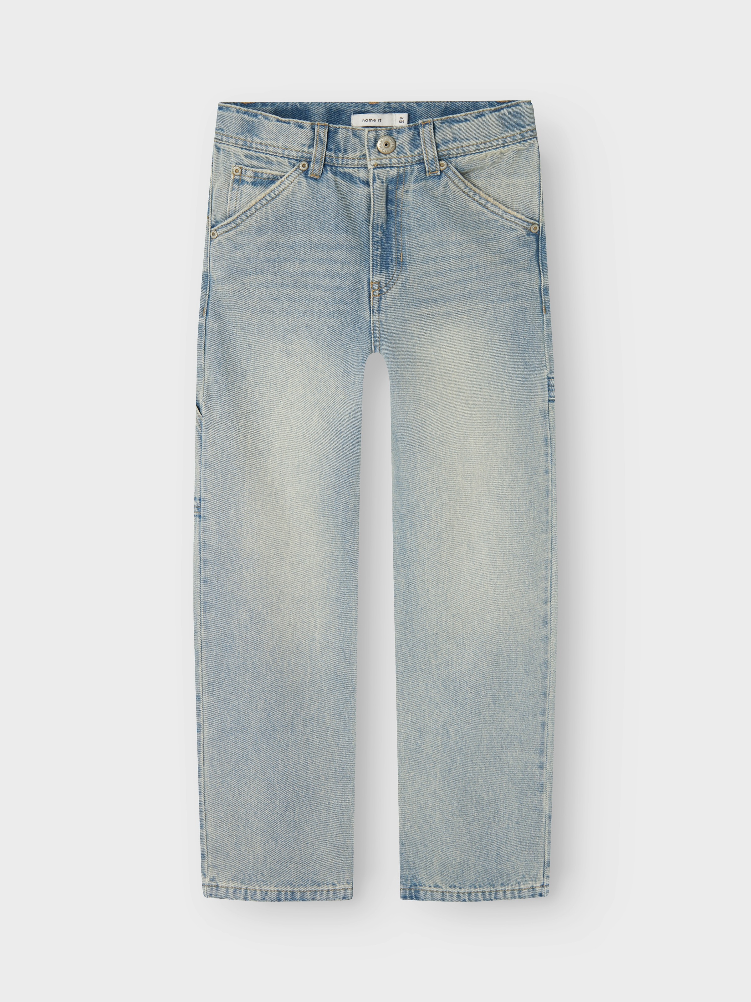 Name It 5-Pocket-Jeans »NKMRYAN für Jungen mit geradem Bein und 5-Pocket-Style« unifarben, casual, straight fit, Baumwolle, Denim