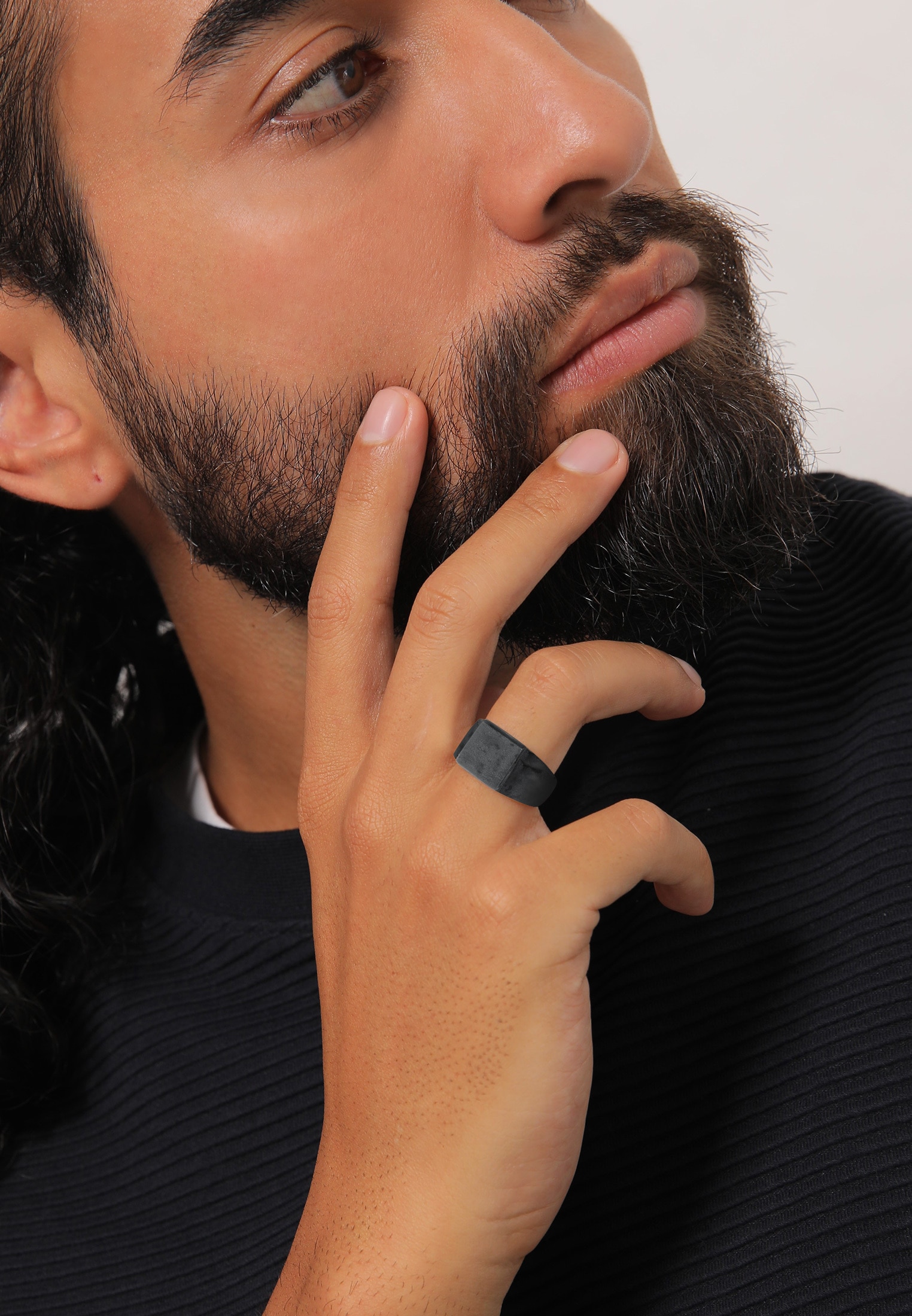Kuzzoi Siegelring »Ring Herren Siegelring Rechteckig Klassik 925 Silber«