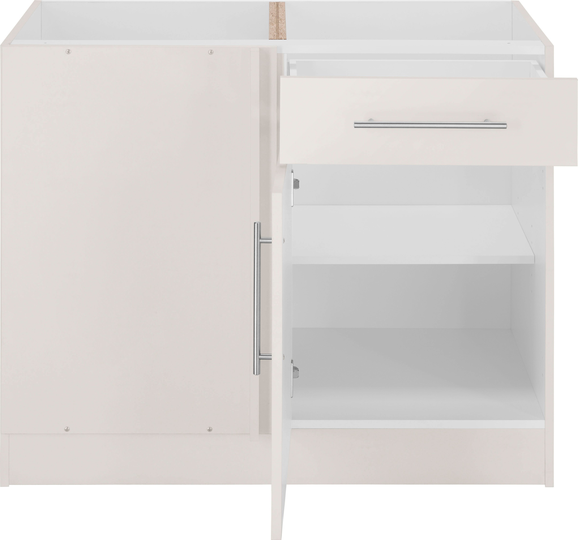 wiho Küchen Eckunterschrank »Cali«, 100 cm breit, Planungsmaß 110 cm, ohne Arbeitsplatte