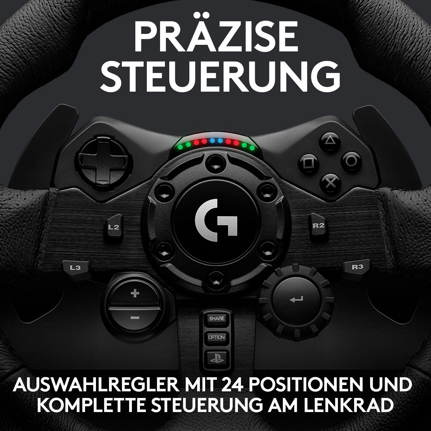 Logitech G G923 für PS4 und PC Gaming-Lenkrad (inkl. F1 2021)