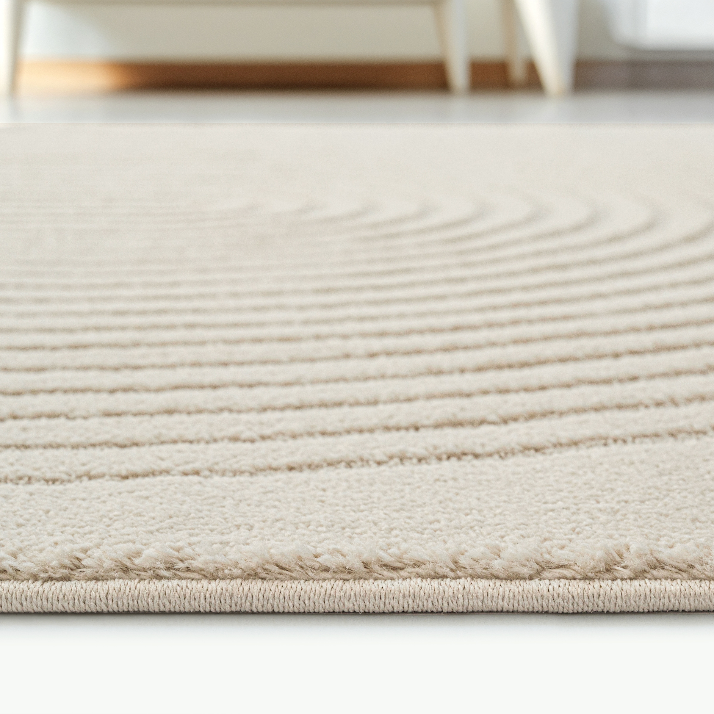 OTTO home Designteppich »Soft Dune in Standard- und Premium-Qualität, 3D Optik/Hoch-Tief Effekt« rechteckig moderner Wohnzimmer Teppich, hohe Flordichte und angenehm weich