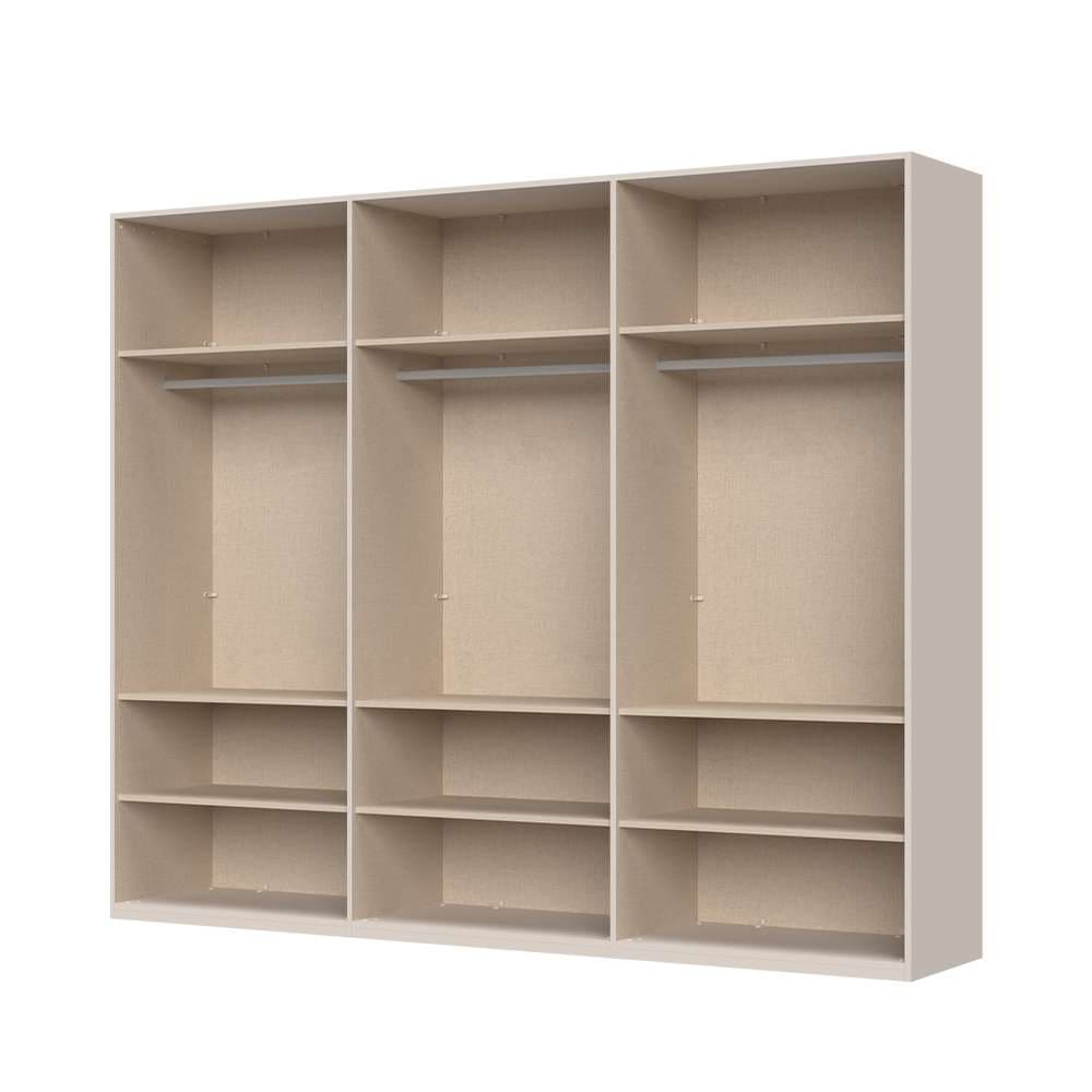 OTTO home Drehtürenschrank »Opera mit oder ohne Kranz inkl. LED-Bel. ,B 227,272,317 oder 362 cm« UV lackiert, Soft Close Funktion, Höhenverstellbare Füße