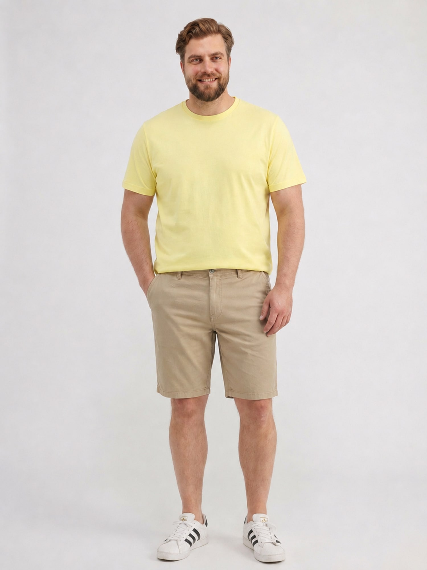 LERROS Shorts »Bequeme Shorts aus Baumwolle mit Stretchanteil, große Größen«