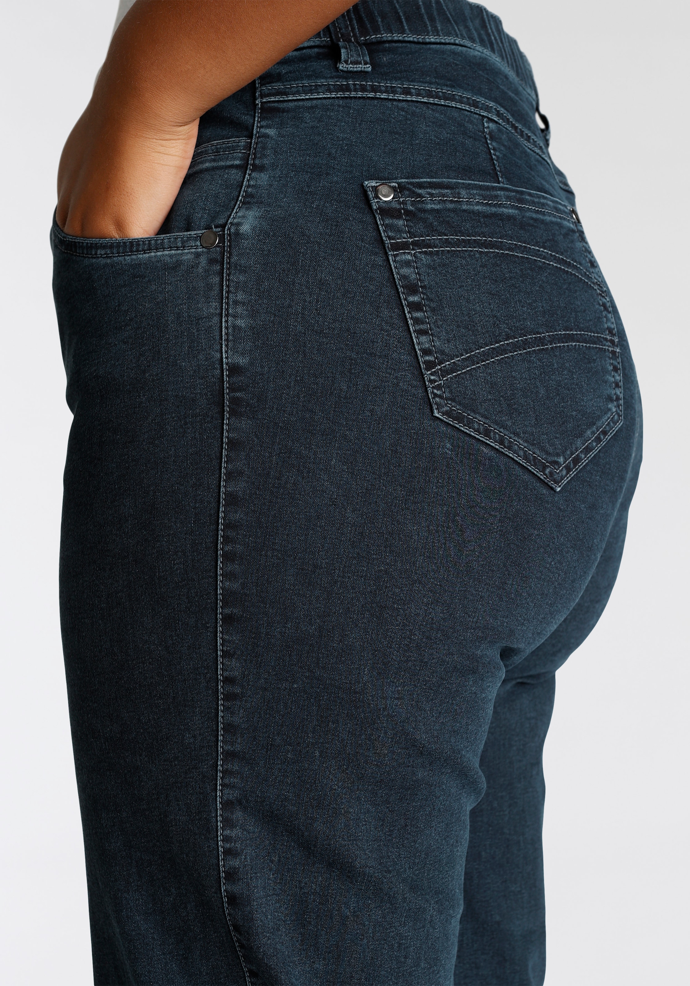 KjBRAND Straight-Jeans »Babsie«, mit Stretch