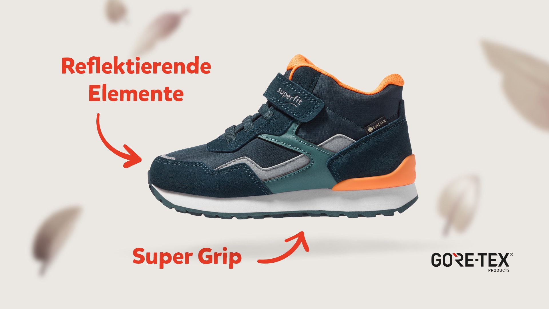 Superfit Klettboot »DASH WMS: Mittel«  High Top Sneaker mit GORE TEX, Größenschablone zum Download