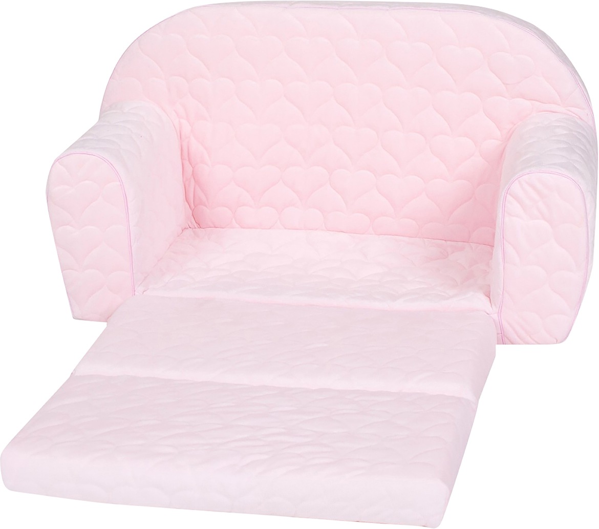 Knorrtoys® Sofa »Cosy, Heart Rose«, für Kinder; Made in Europe