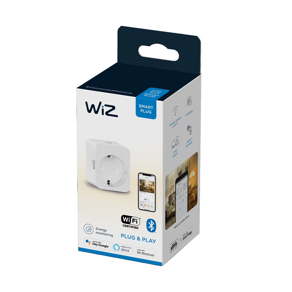 WiZ Steckdose »WiZ Smart Plug powermeter Type-F«