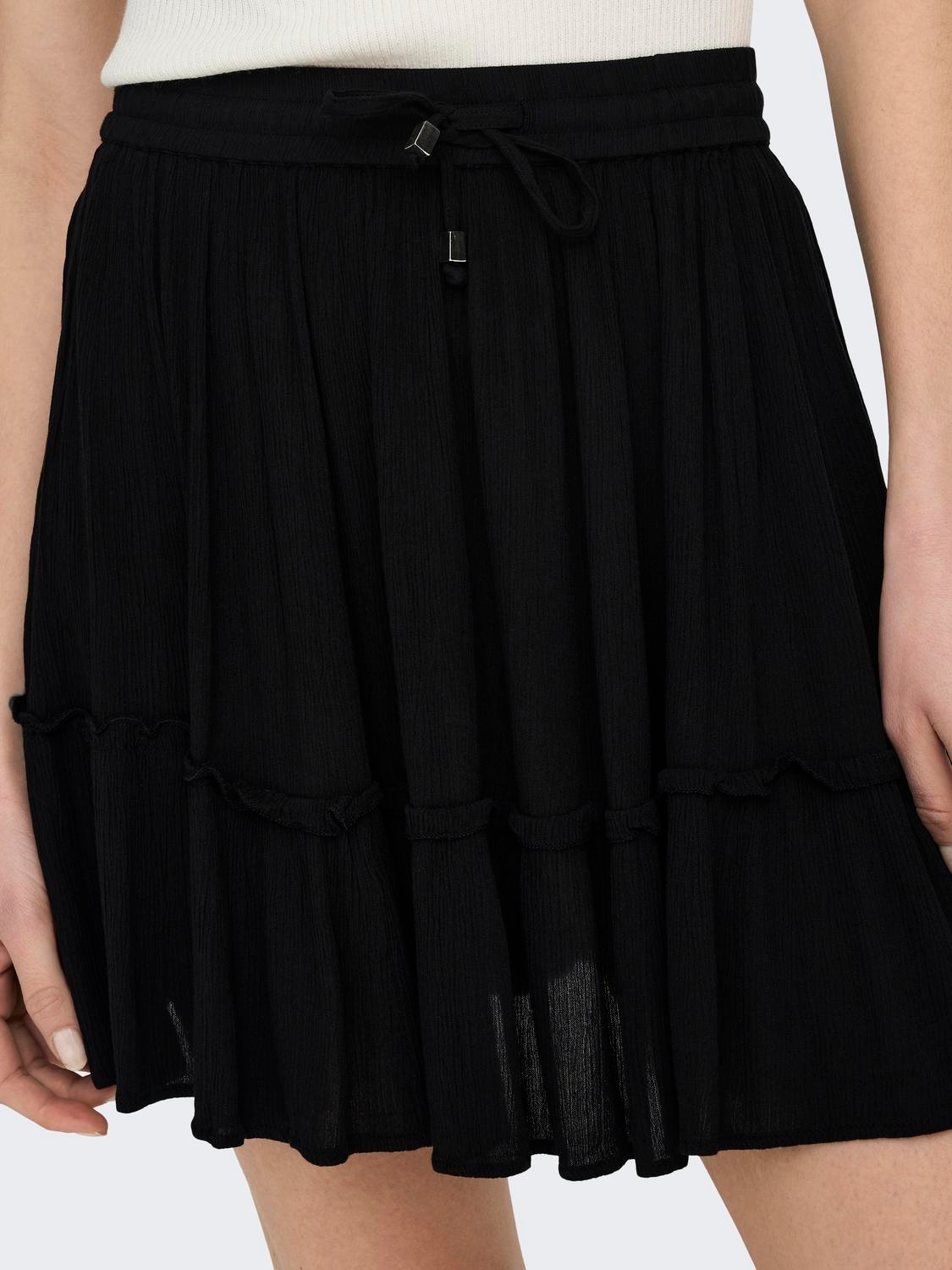 ONLY Minirock »ONLIBIZA LIFE SHORT SKIRT WVN NOOS«, mit Volant