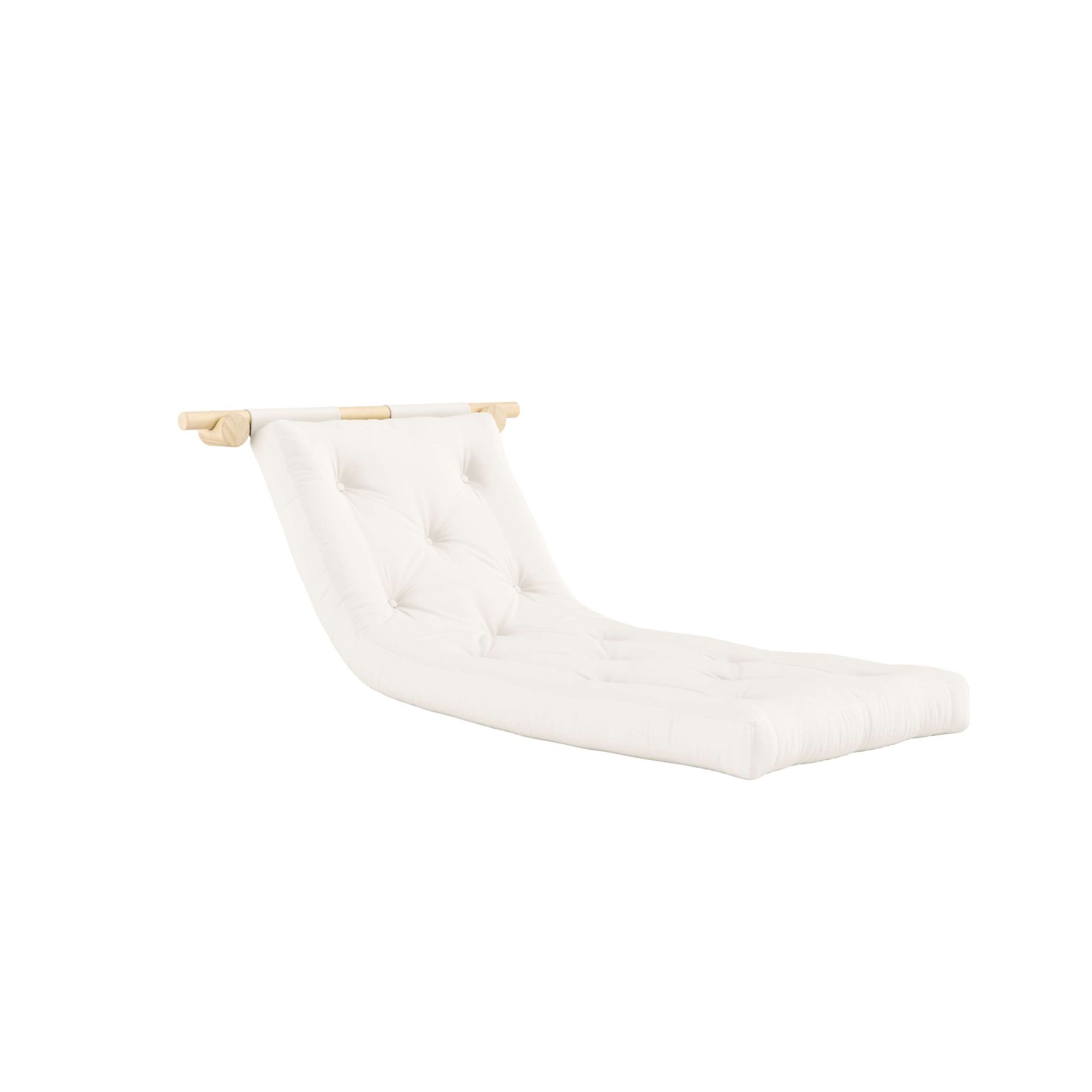 Karup Design Schlafsofa »Hooked Schlafsessel, Sitz- und Schlafplatz, Wandmontiert, platzsparend«, Futonmatratze inkl. Halterungsset aus FSC®-zertifiziertem Massivholz