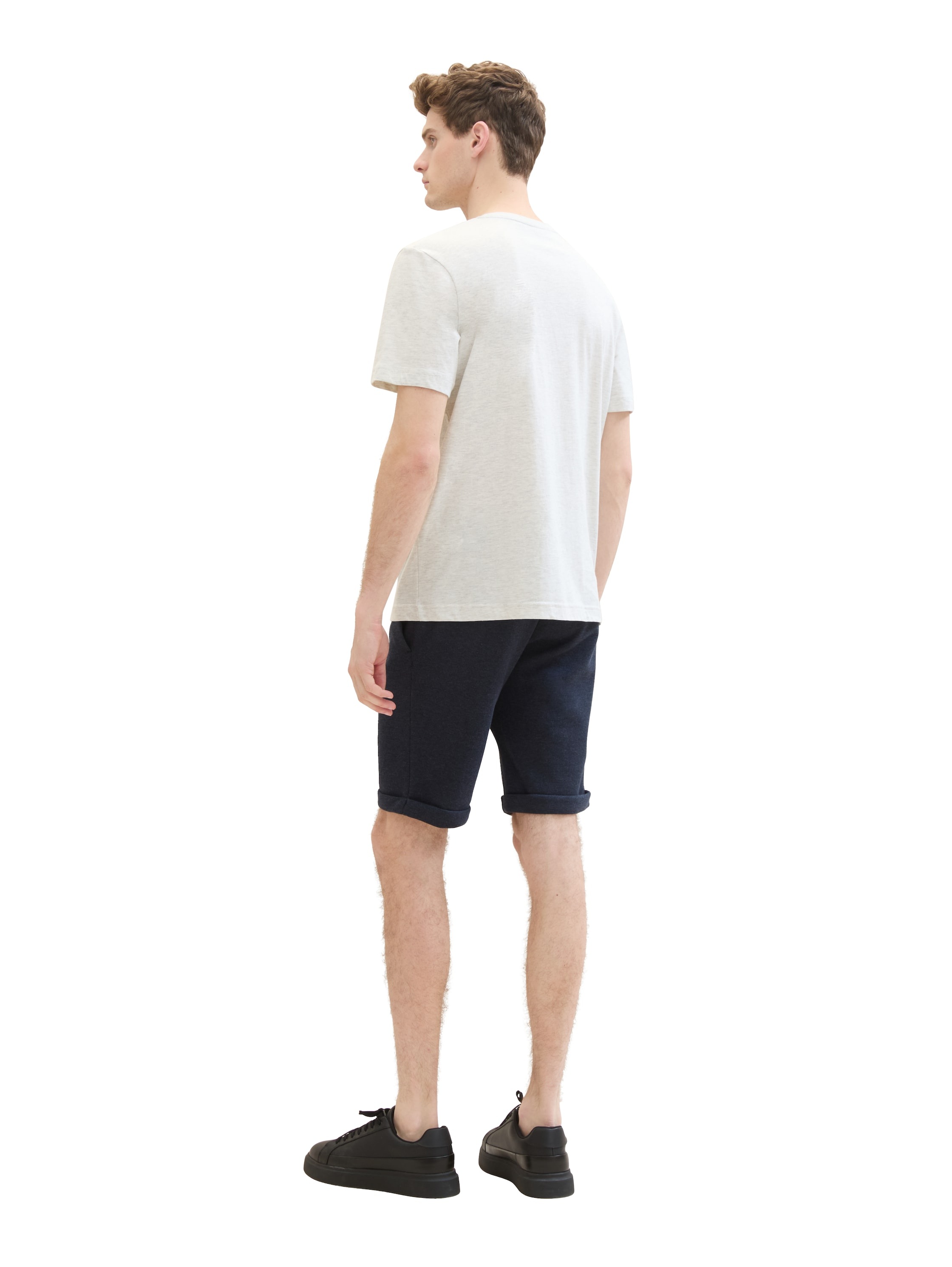 TOM TAILOR Bermudas, mit Melange Optik