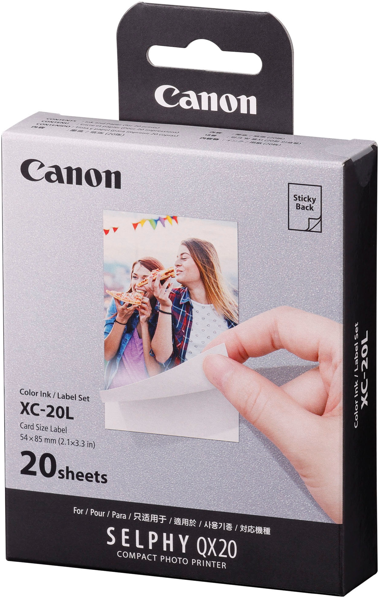 Canon Fotopapier »XC-20L«, 5,4 x 8,5 cm (2,1 x 3,3 Zoll)