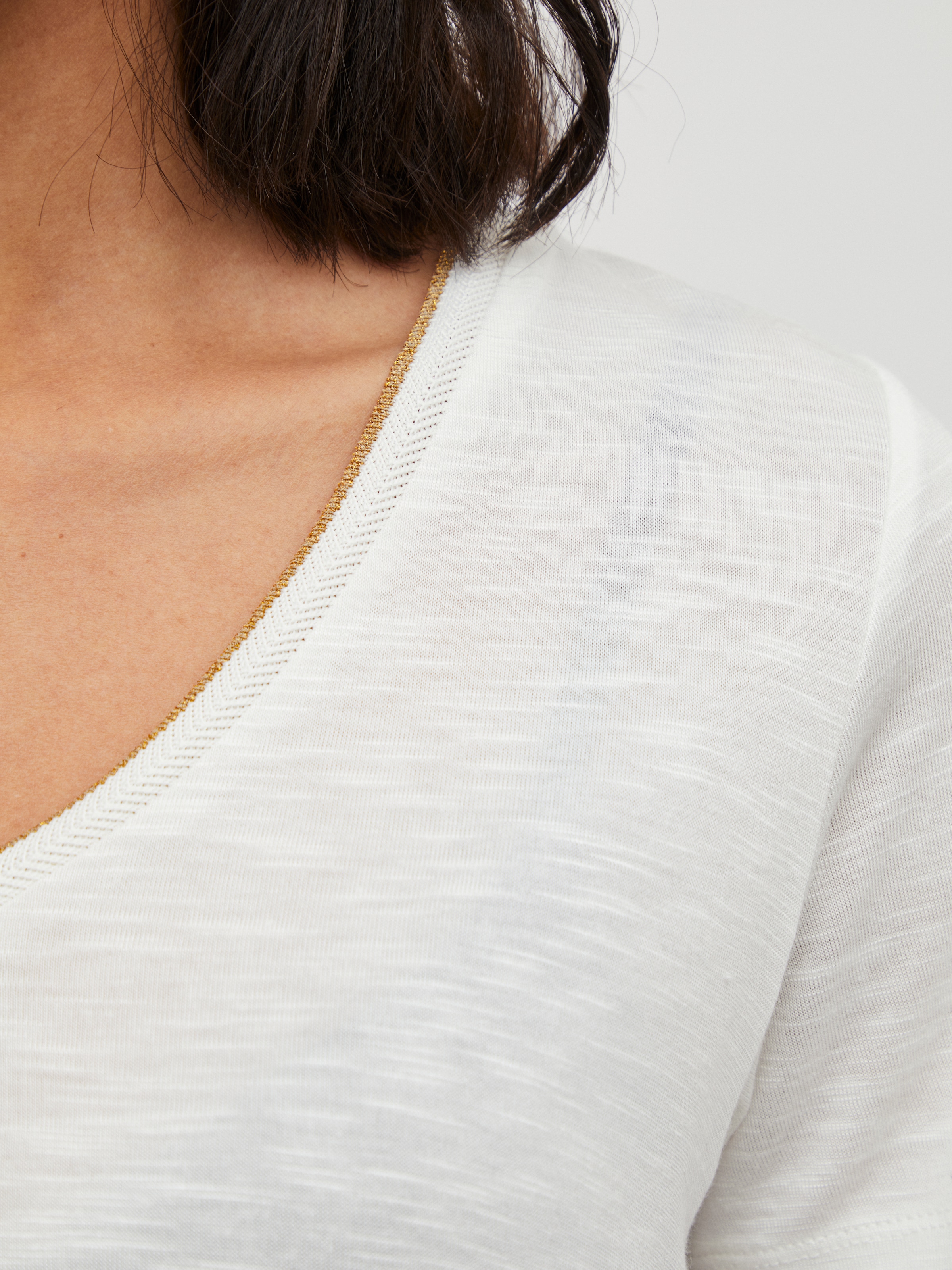 Vila T-Shirt »VINOEL S/S TOP - NOOS« Viskosemischung, regular fit