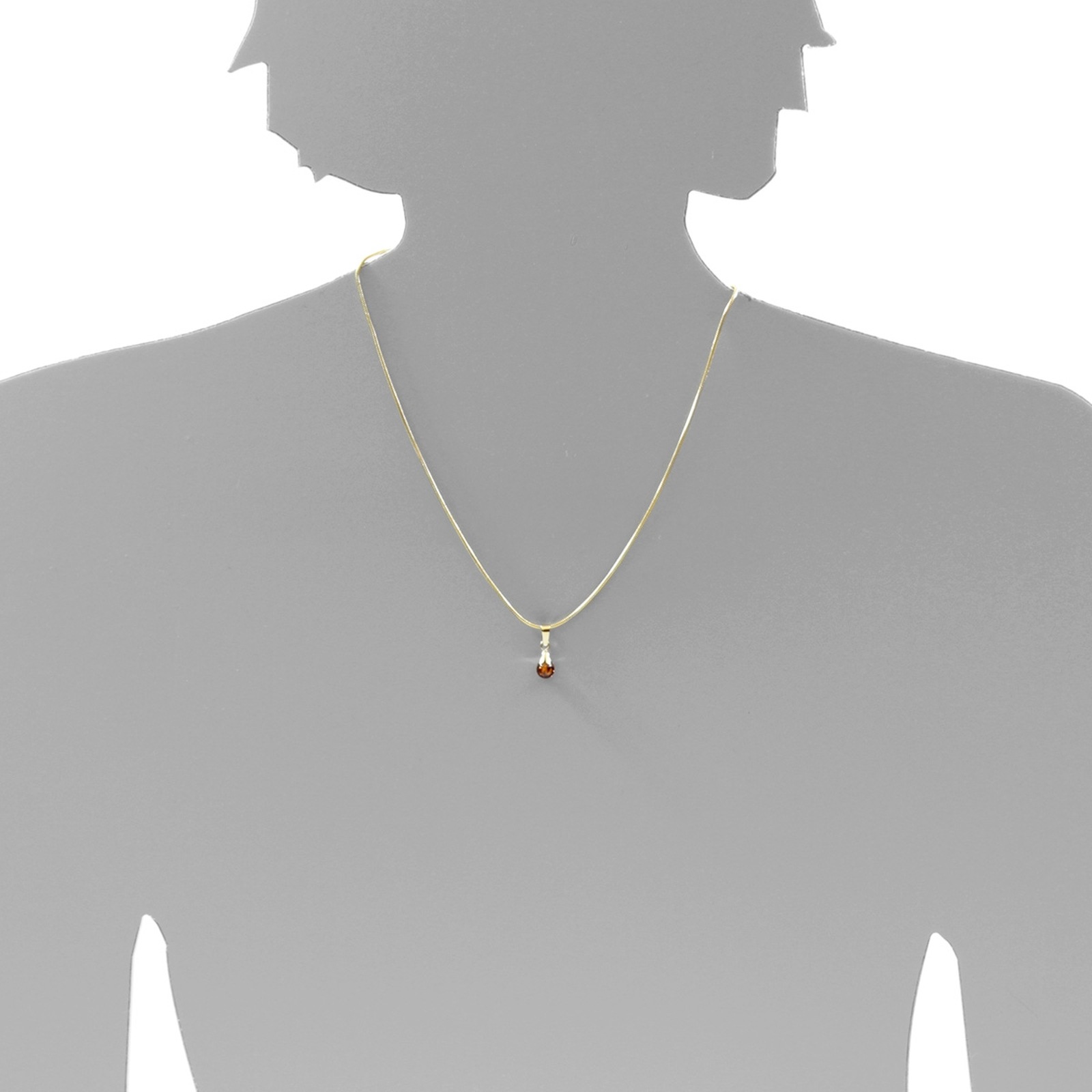 OSTSEE-SCHMUCK Kettenanhänger »- Glocke - Gold 333/000 - Bernstein«