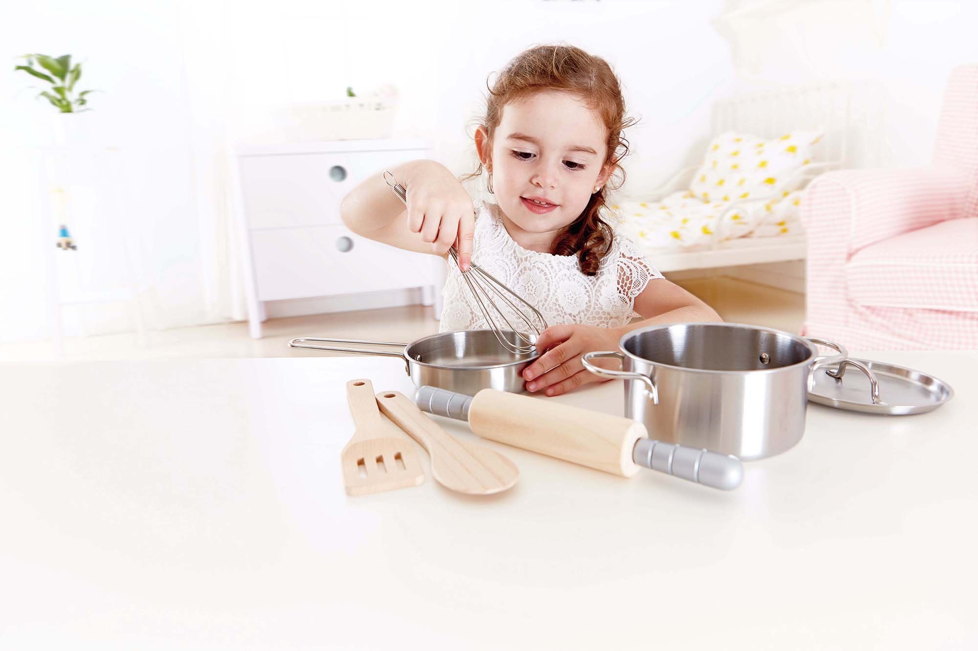Hape Kinder-Küchenset »Kochset für Küchenchefs«, (7 tlg.)