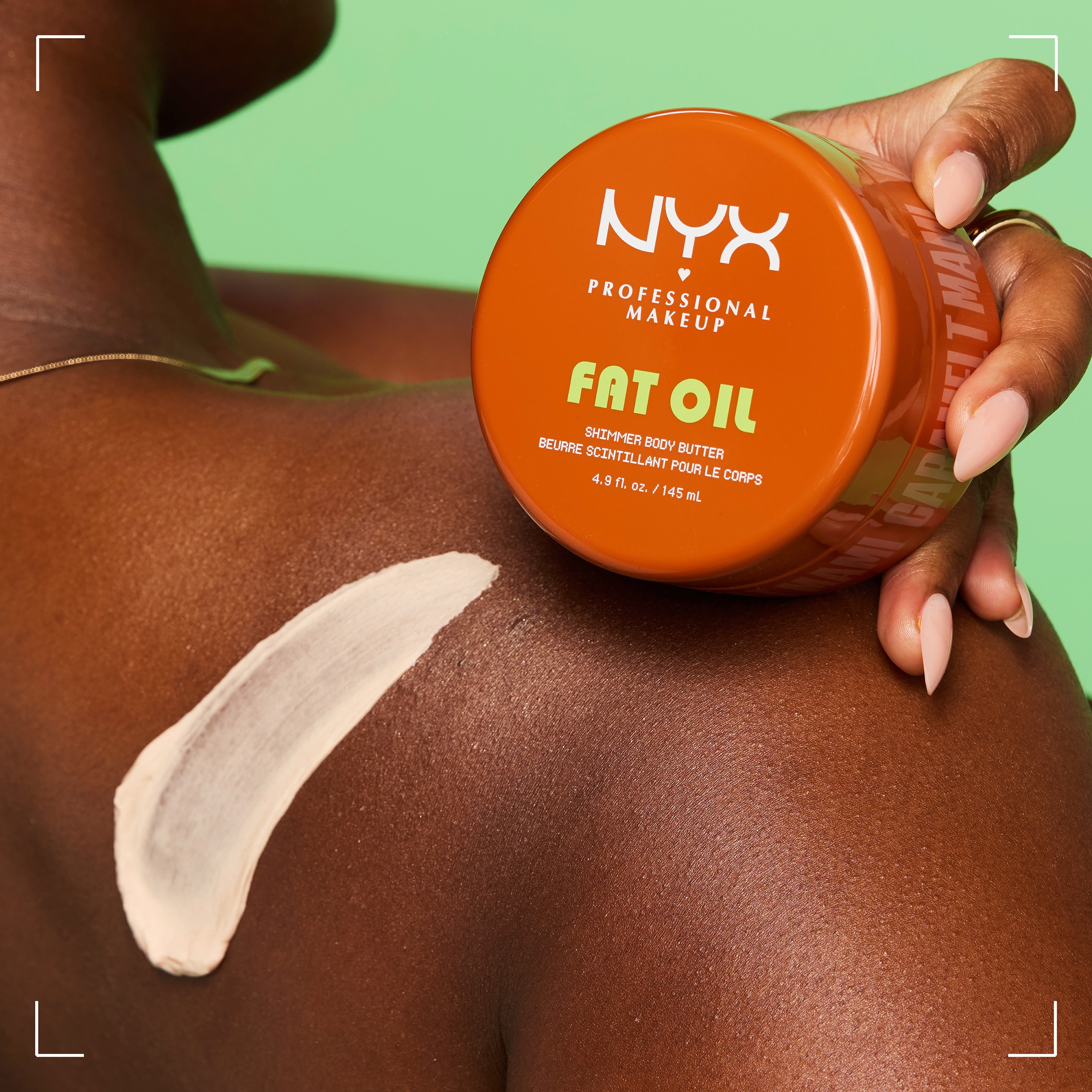 NYX PROFESSIONAL MAKEUP Körperbutter »FAT OIL BODY BUTTER CARAMELT MAMI« reichhaltige Körperbutter Mini, mit 24h Hydration