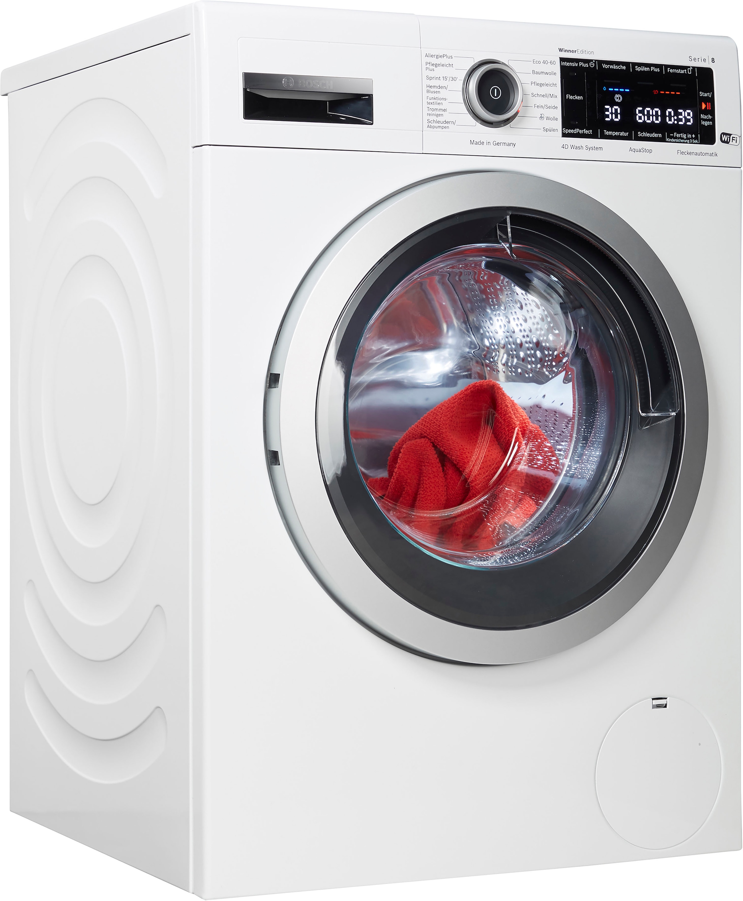 BOSCH Waschmaschine, WAV28MWIN, 9 U/min XXL kg, Garantie mit Jahren 1400 3