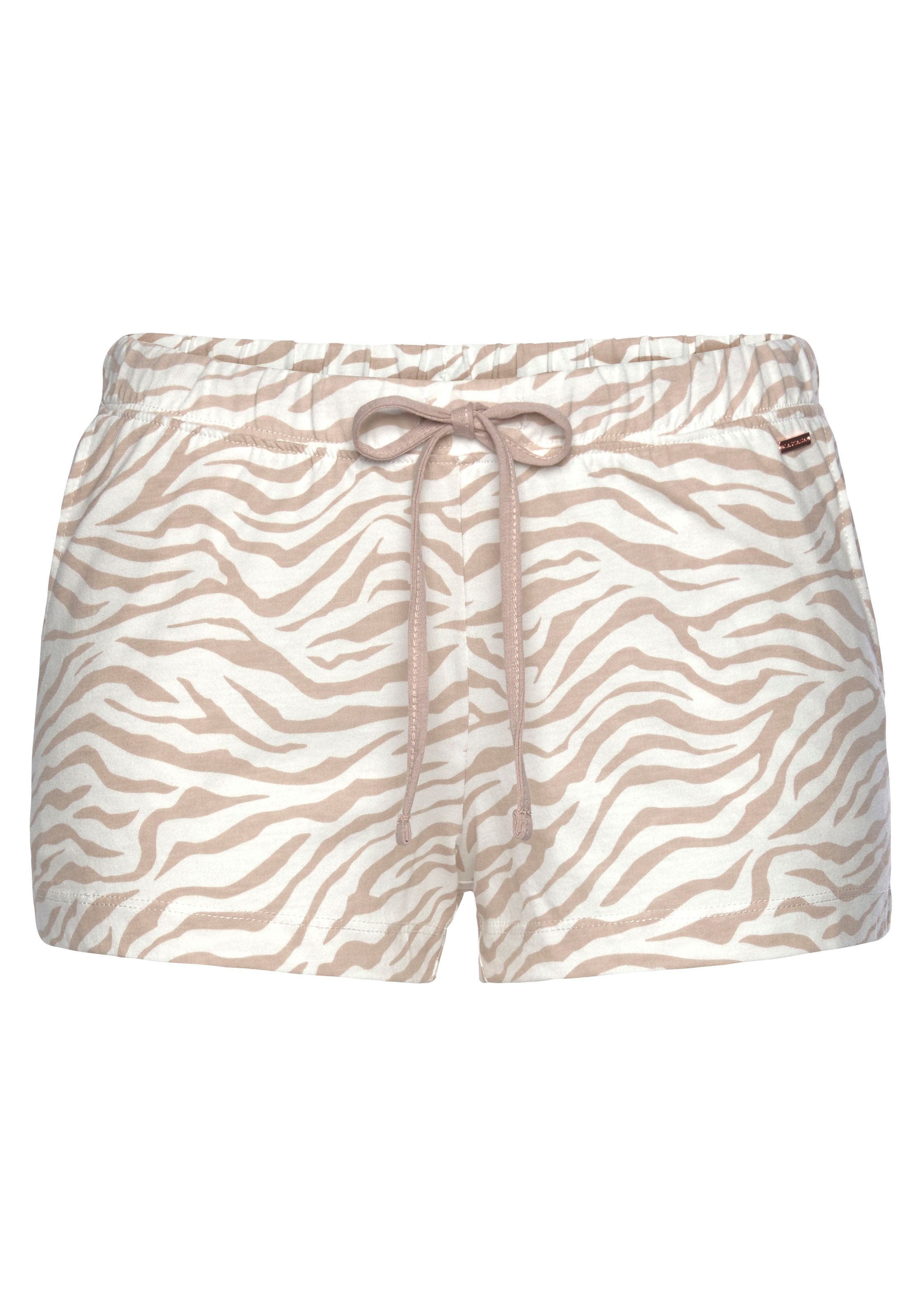 LASCANA Schlafshorts  Uni oder mit schönem Druck