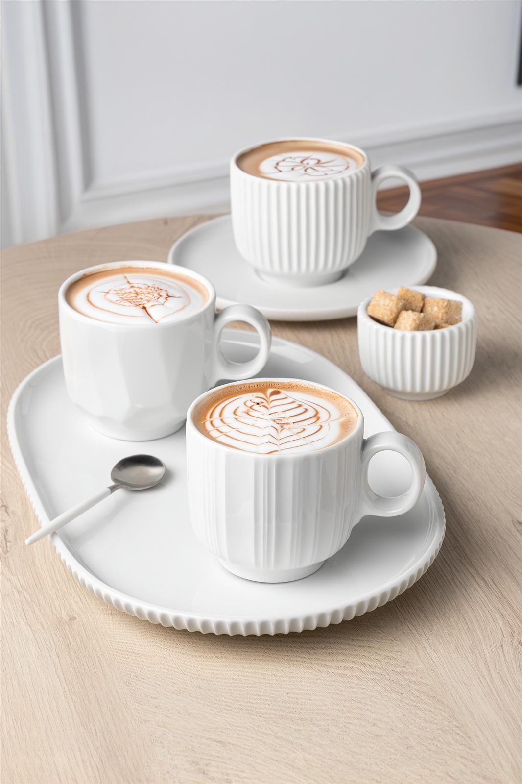 Seltmann Weiden Schale »Schüssel Sento Relief Barcode ø 20 cm 6er Set weiß« 6 Stk. aus Porzellan Spülmaschinengeeignet, Mikrowellengeeignet, Ofenfest, Salamandergeeignet, Kühlschrankgeeignet, Gefrierschrankgeeignet