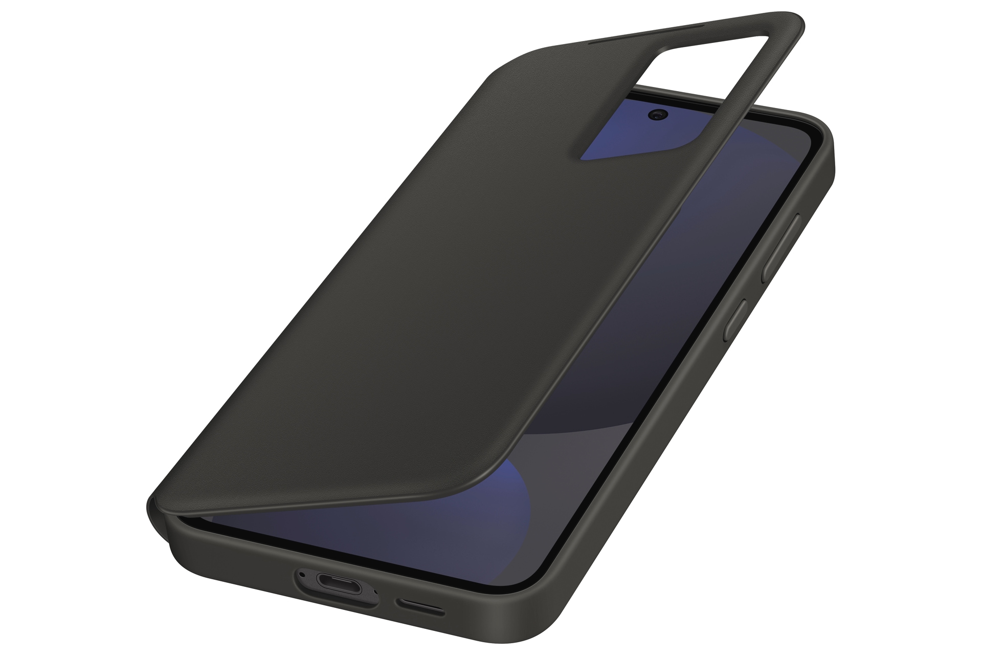 Samsung Handyhülle »Smart View Wallet Case für Samsung Galaxy S24 FE« Backcover, Schutzhülle, Handyschutzhülle, Case, Schutzcase, stoßfest