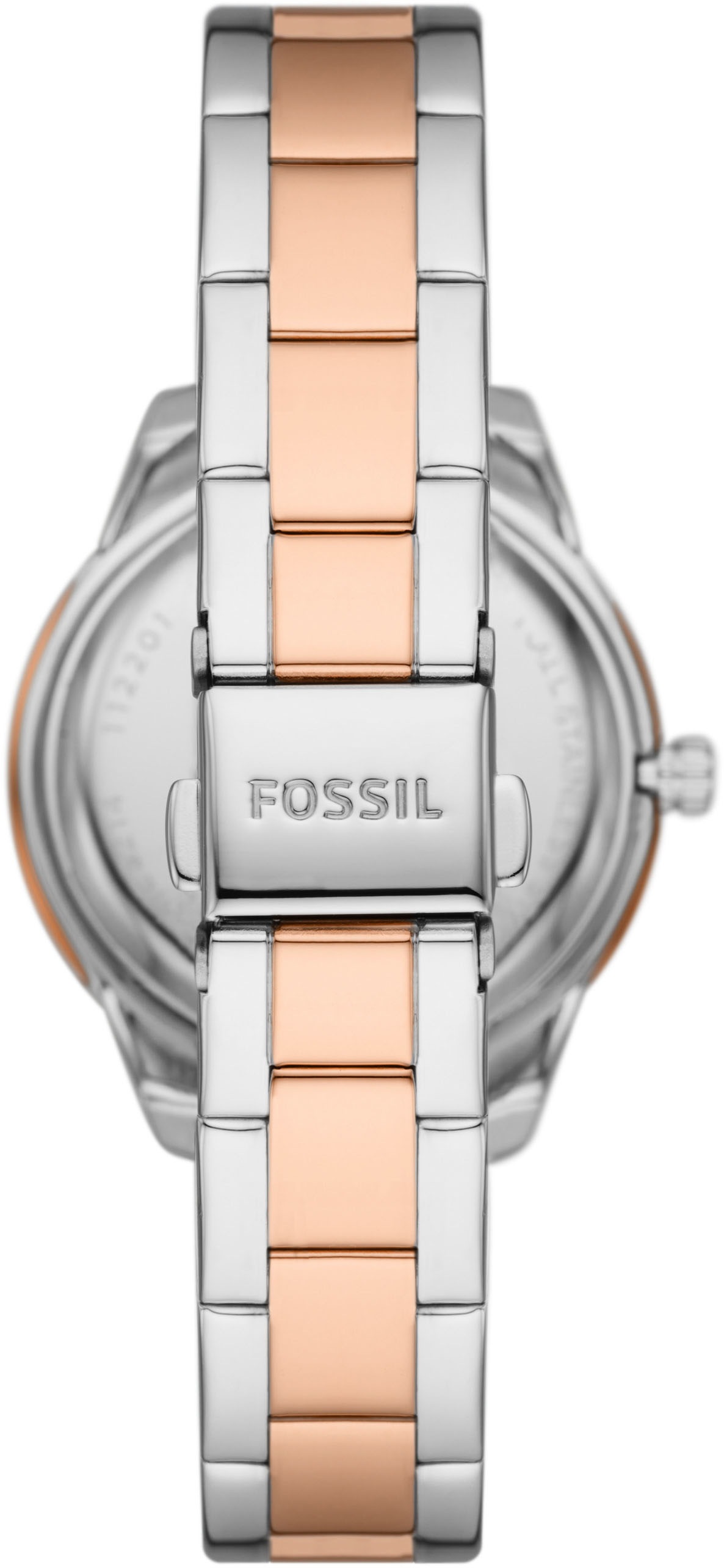 Fossil Automatikuhr »STELLA, ME3214«, Armbanduhr, Damenuhr, mechanische Uhr, Edelstahlarmband