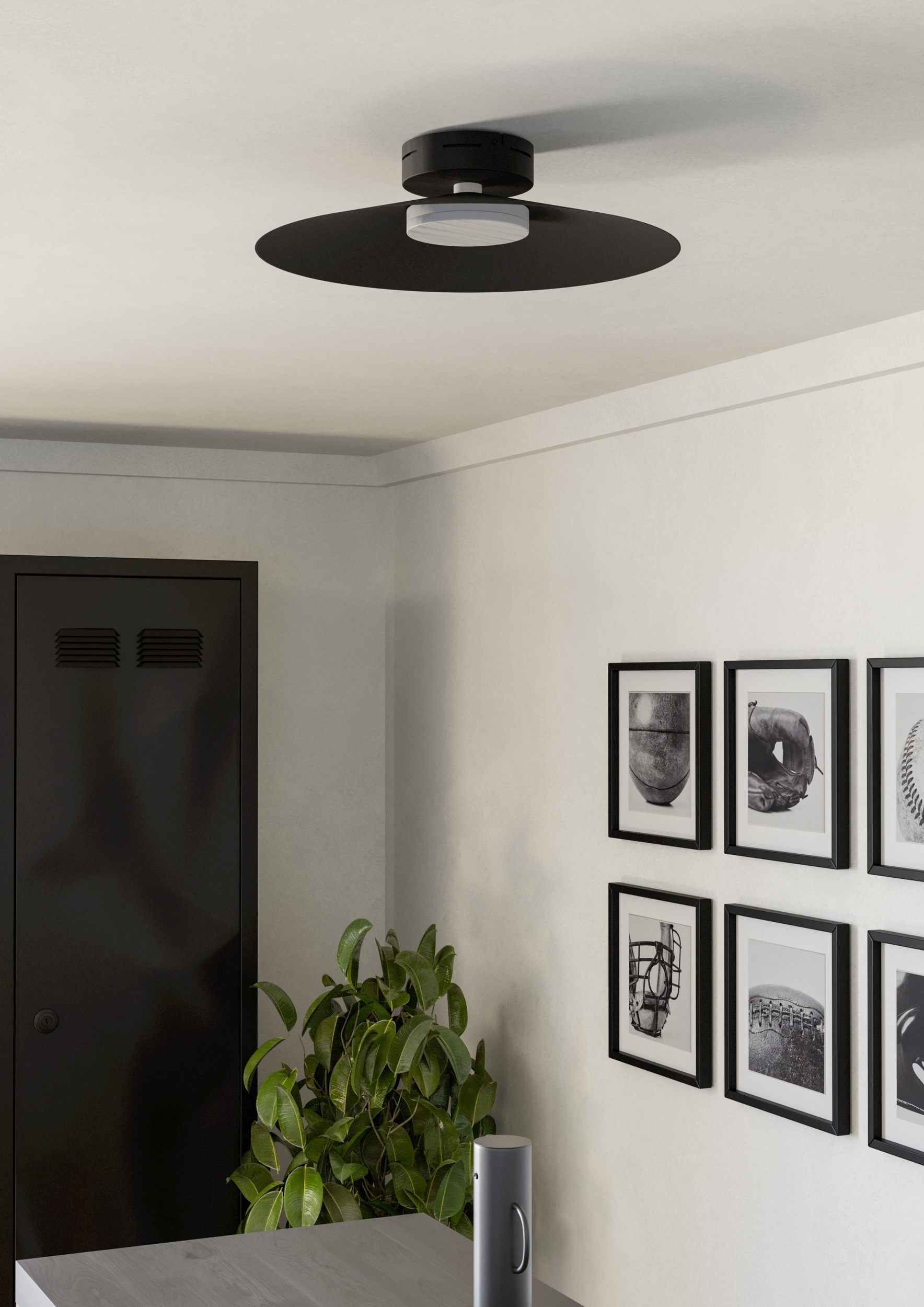 EGLO LED Deckenleuchte »CONOMAVILLA-Z Deckenlampe - Stahl - LED - 15,5W - IP20« LED-Modul 1 Stk. Kaltweiß | Neutralweiß | RGB | Warmweiß Wohzimmerlampe, Esszimmerlampe, Flur, Schlafzimmer, H11 x Ø45 cm