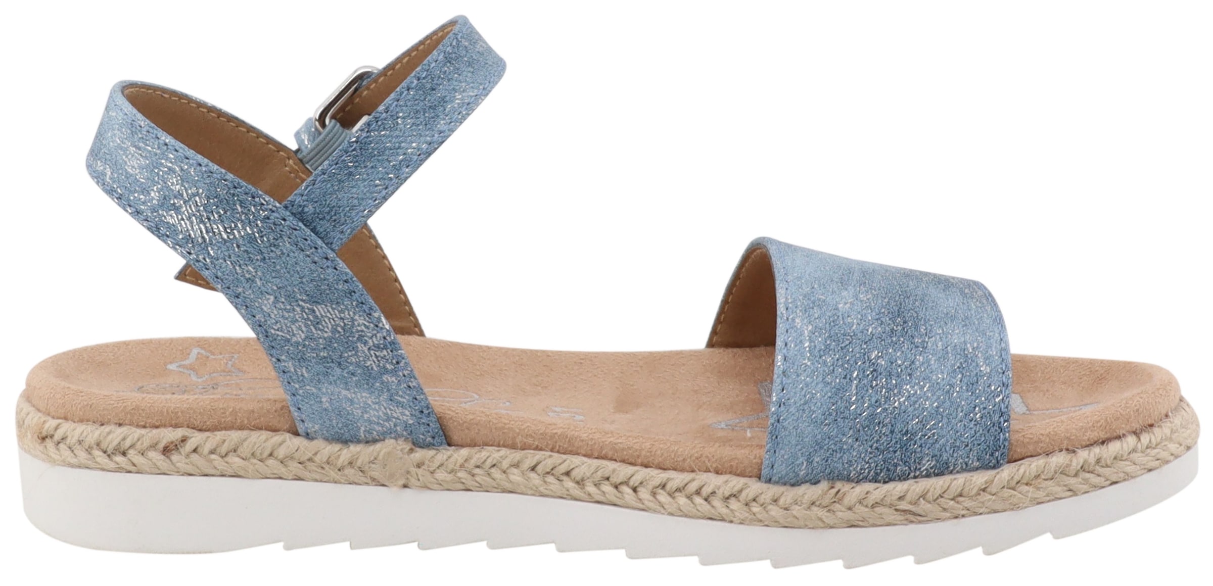 TOM TAILOR Sandale »Resa«  Sommerschuh, Sandalette, Kinderschuh mit Glitzerdetails