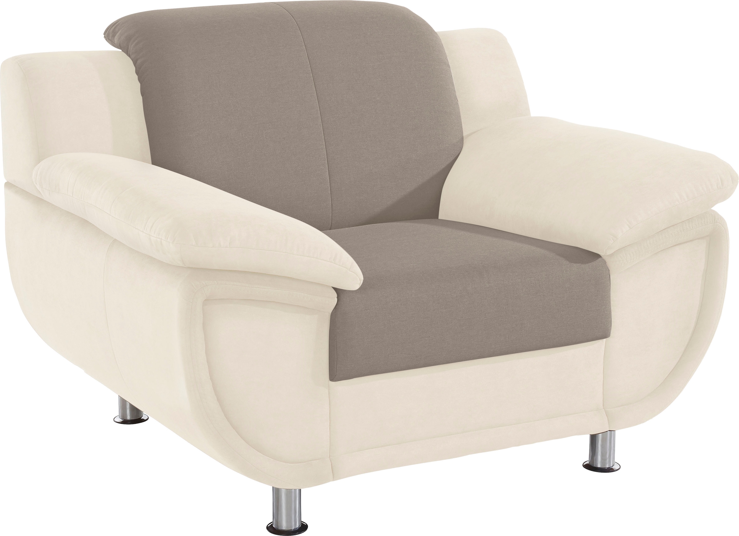 TRENDMANUFAKTUR Sessel »Rondo 3, Loungesessel« wahlweise mit komfortablem Federkern, mit extra breiten Armlehnen